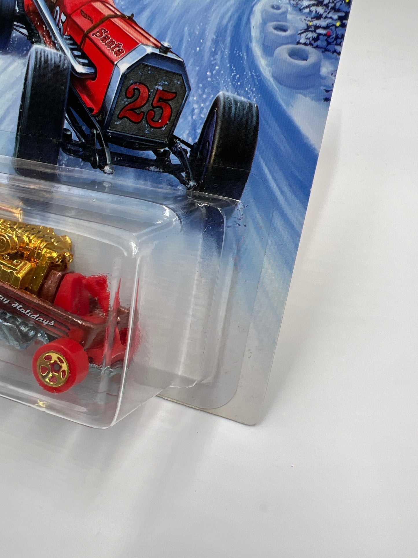 2014 Hot Wheels Holiday Hot Rods #7 Draggin Wagon 150D