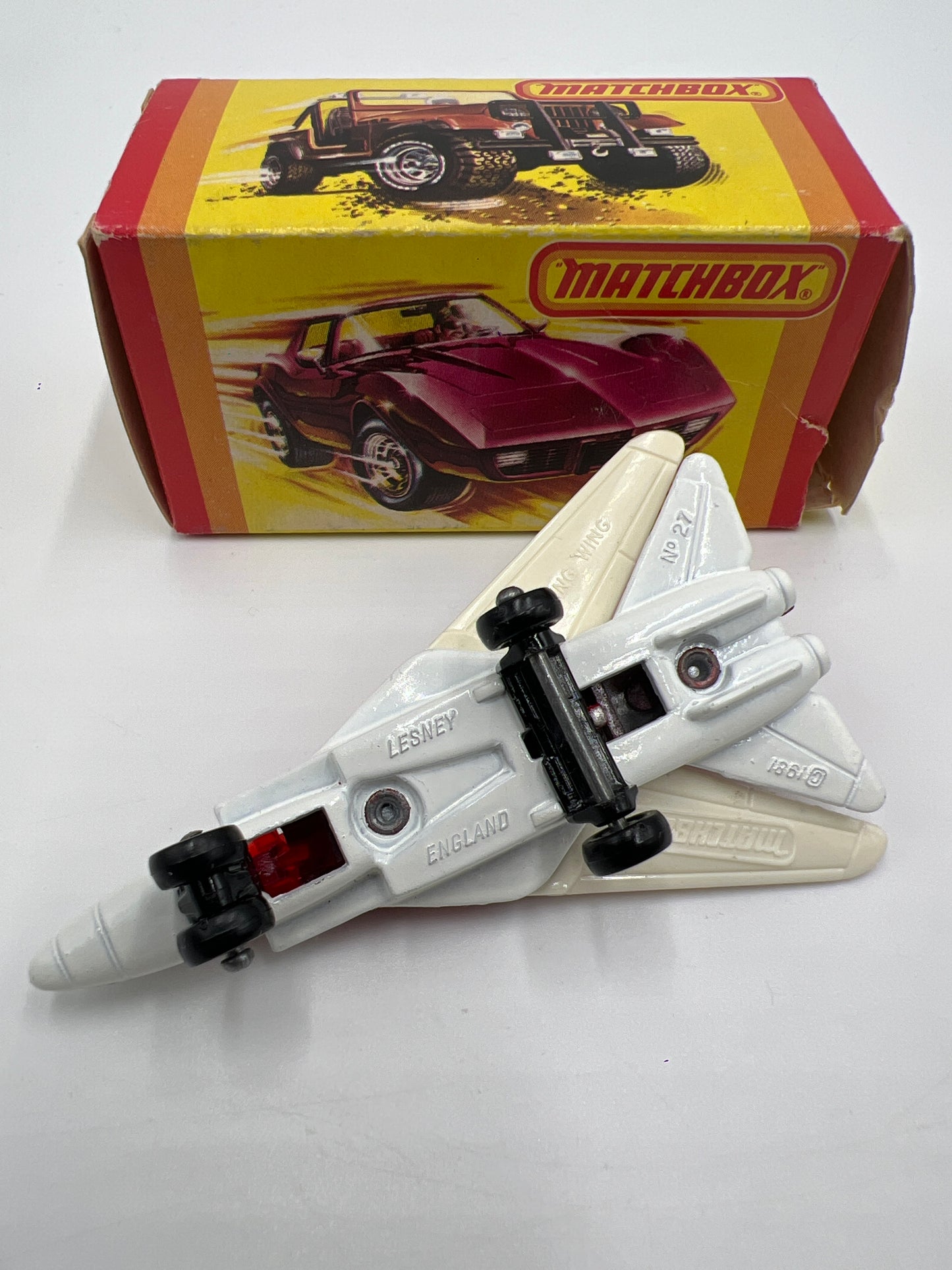 Matchbox #27 Swing Wing Jet W/Box Jet Set