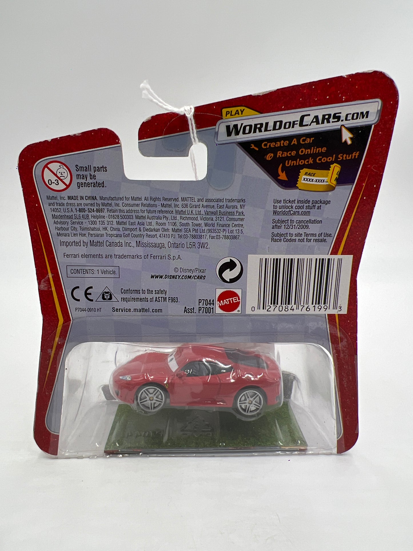 Disney Pixar The World Of Cars #94 CHASE Ferrari F430