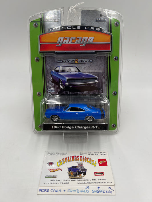 Greenlight Muscle Car Garage Series 6 1968 Dodge Charger R/T Blue