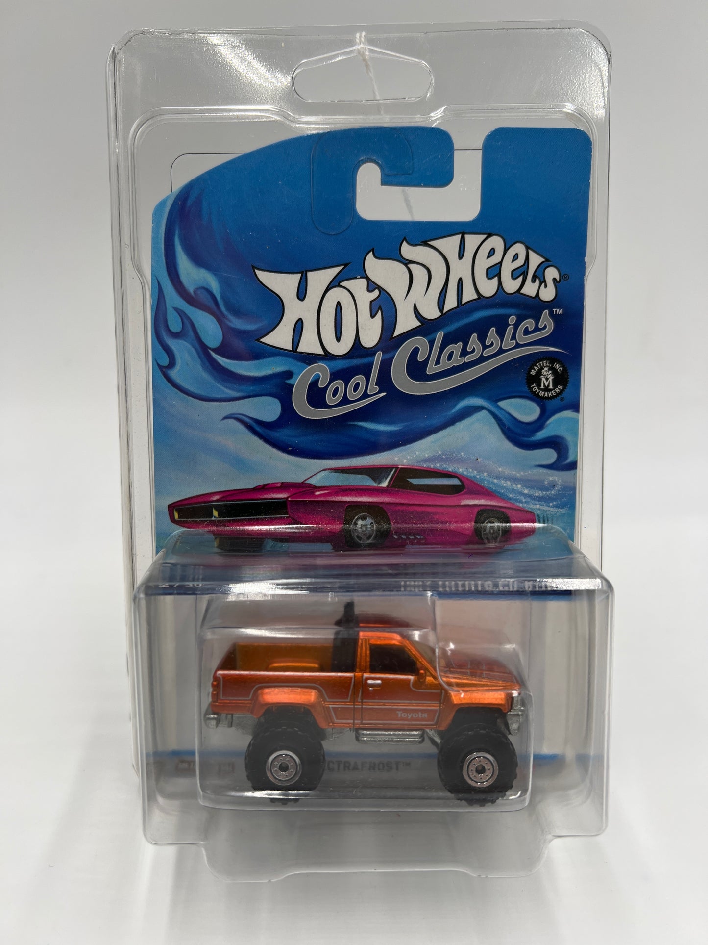 Hot Wheels Cool Classics #2 1987 Toyota Pickup Spectrafrost Orange W/Protector
