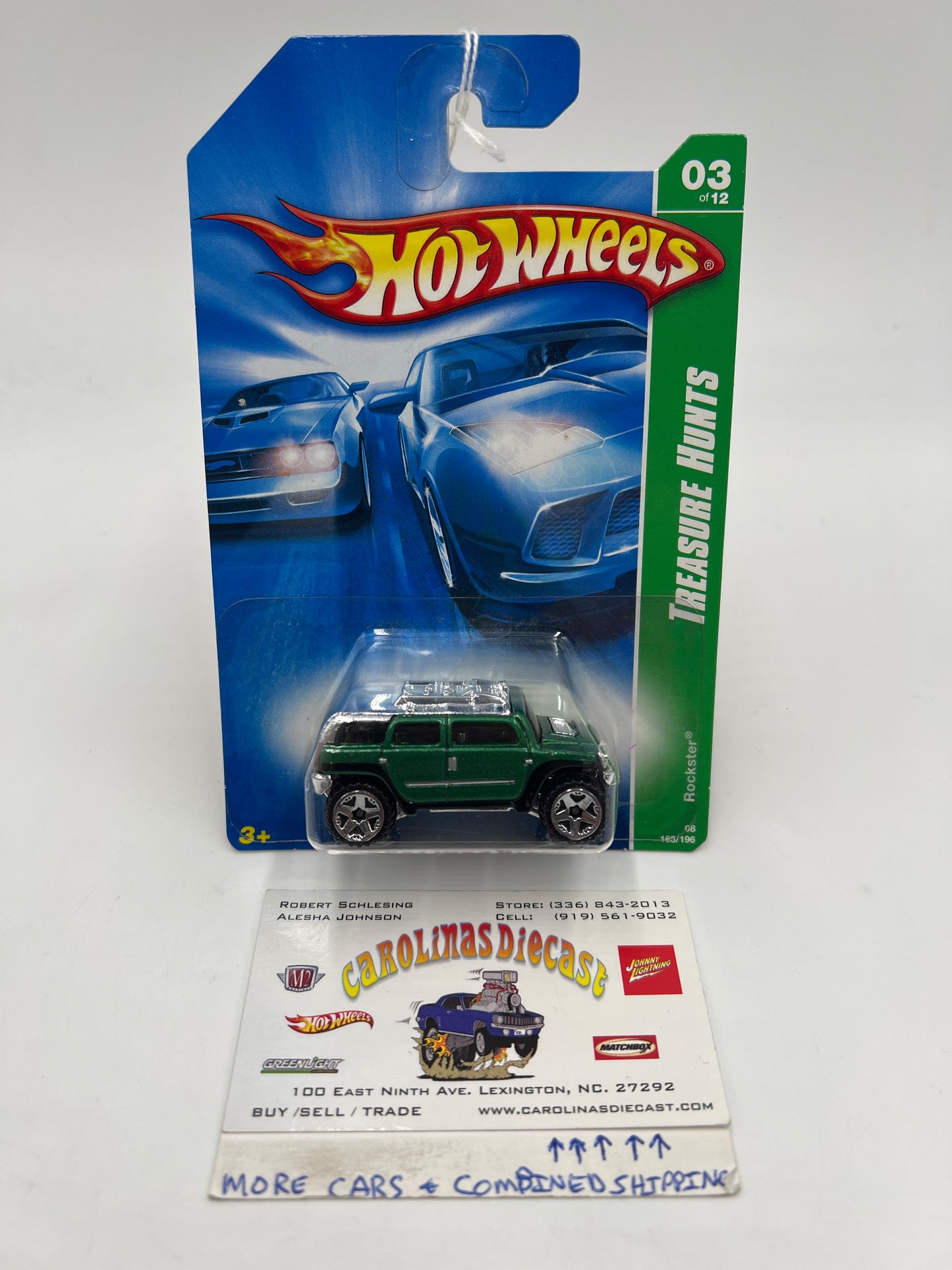 2008 Hot Wheels Treasure Hunts #163 Rockster Green