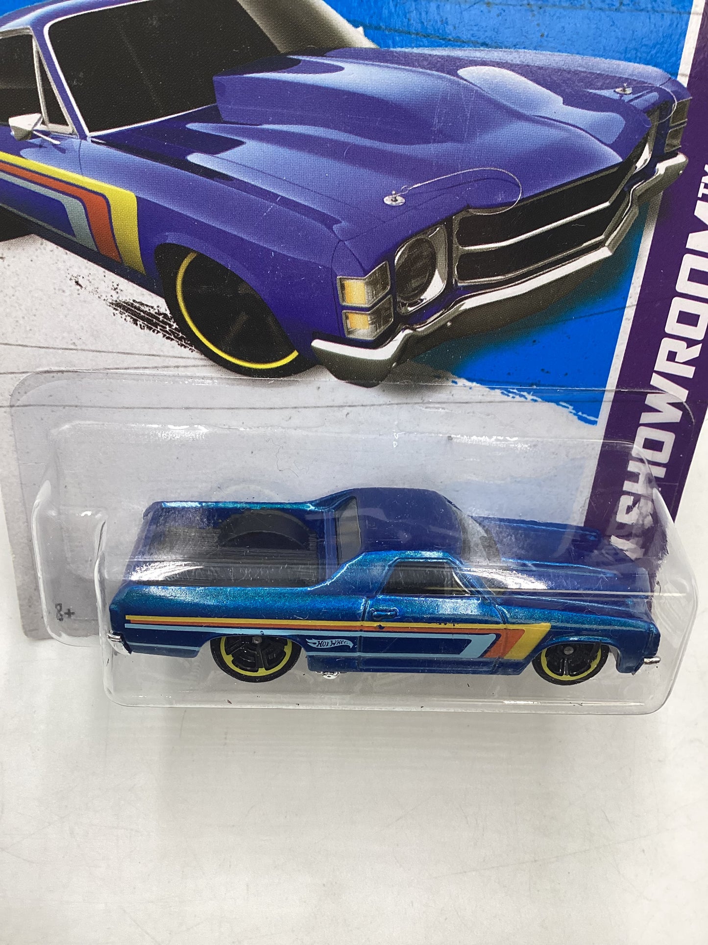 2013 Hot Wheels #233 71 El Camino Blue 13E