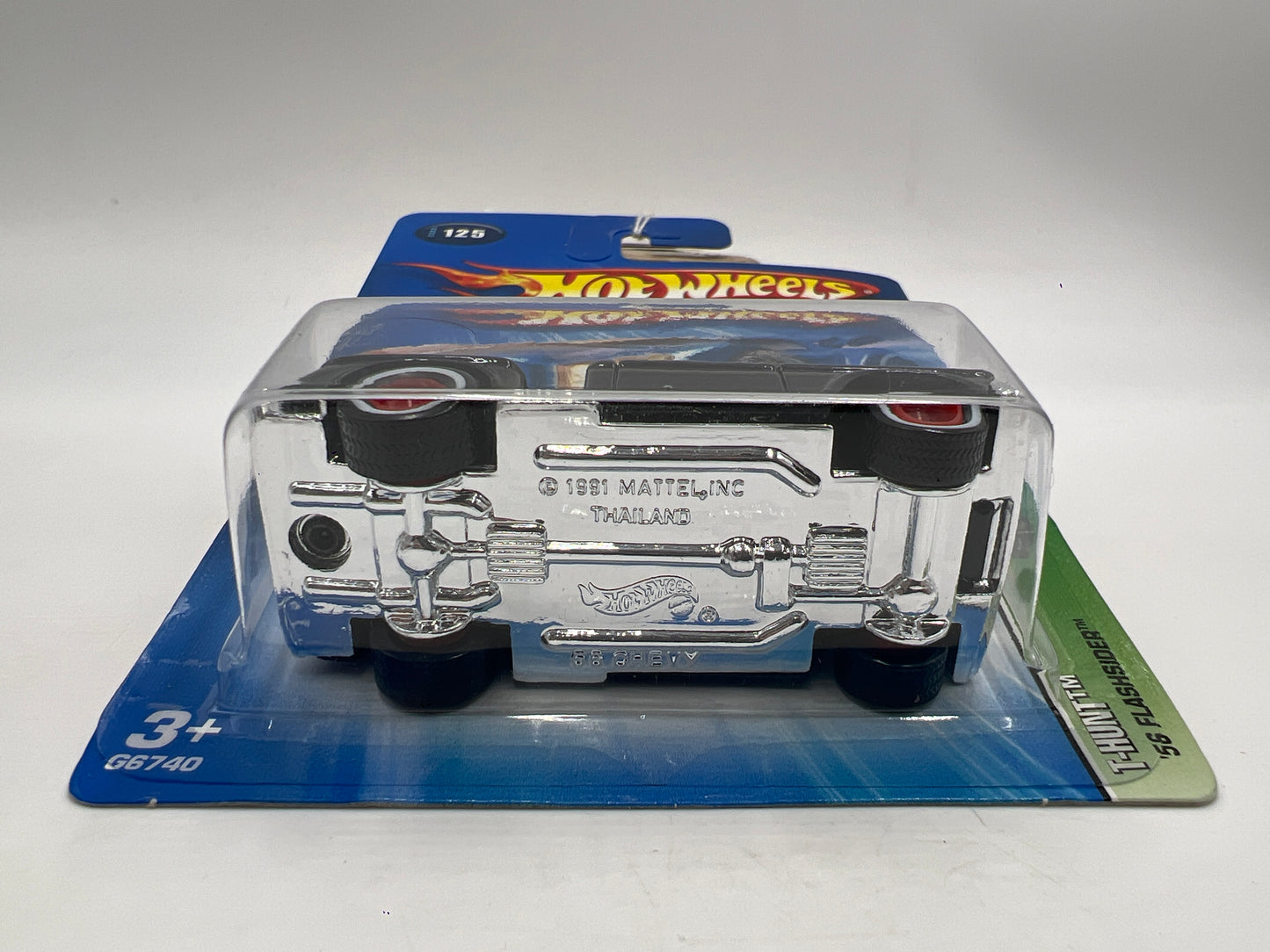 2005 Hot Wheels T-Hunt #125 Treasure Hunt 56 Flashsider Black/Gray W/Real Riders 282A