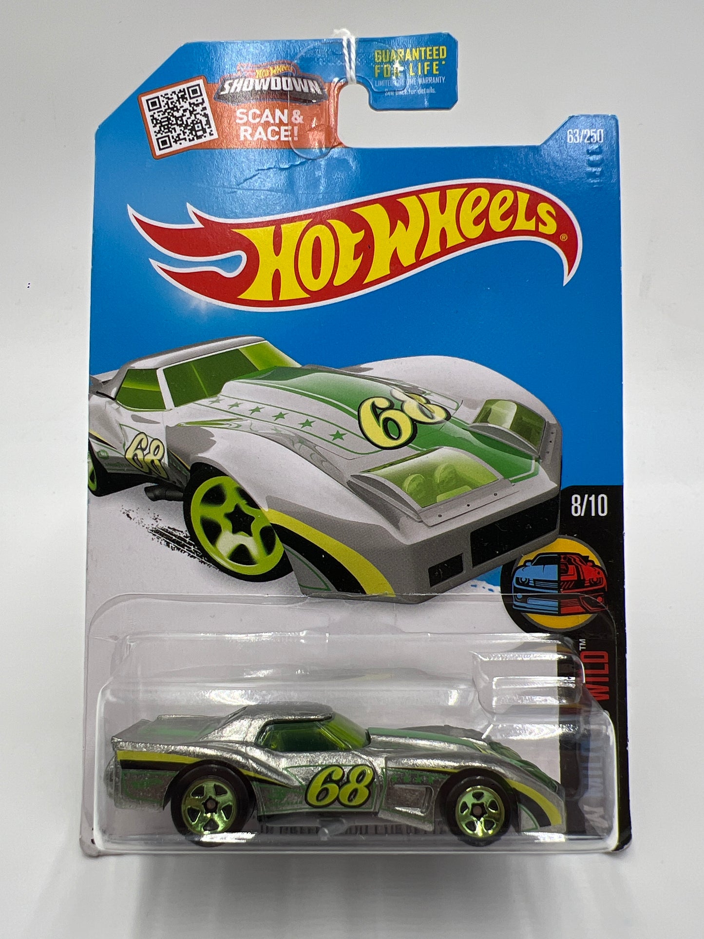 2016 Hot Wheels Walmart Exclusive Zamac #63 76 Greenwood Corvette 147i