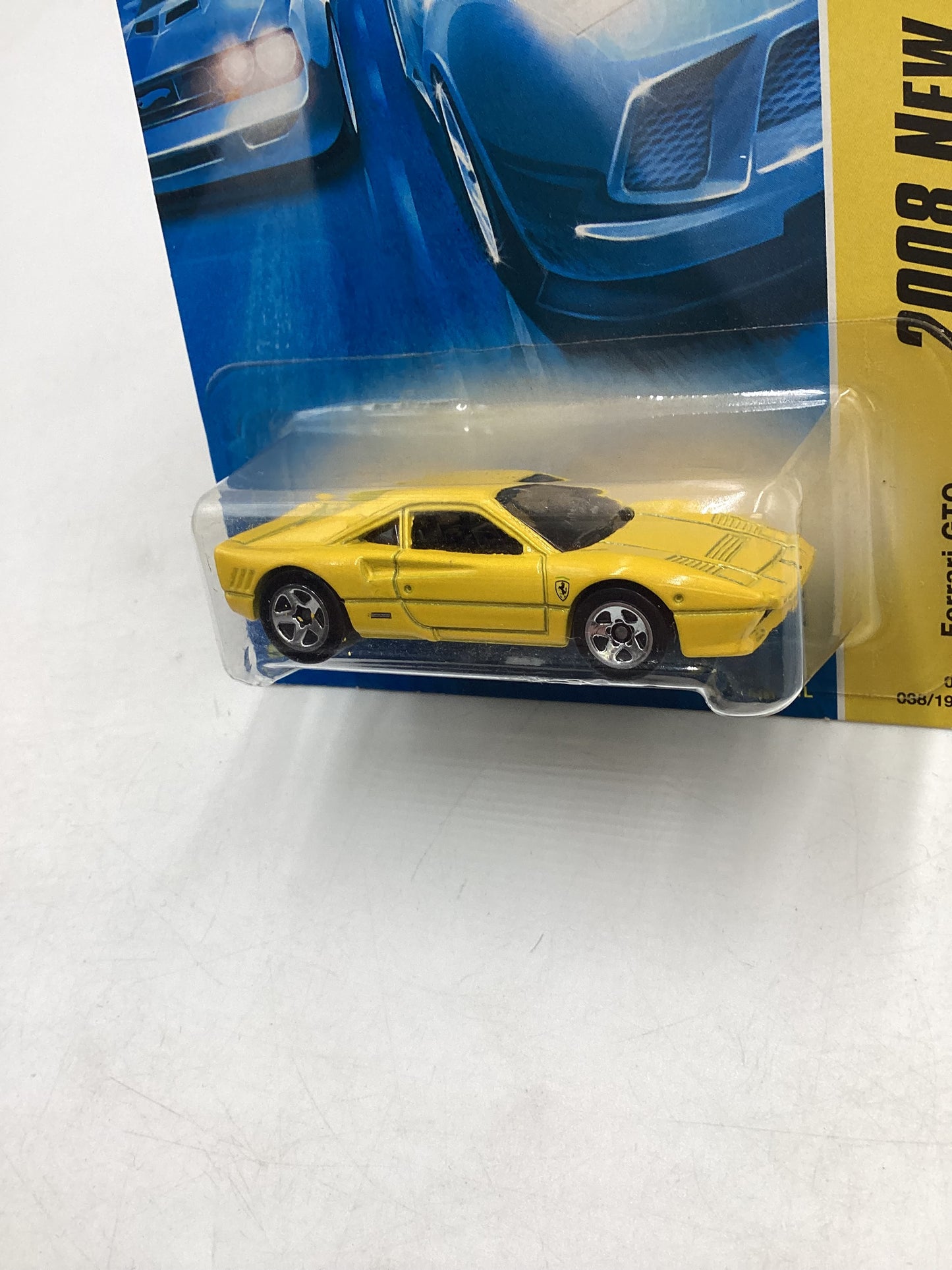 2008 Hot Wheels #038 Ferrari GTO Yellow