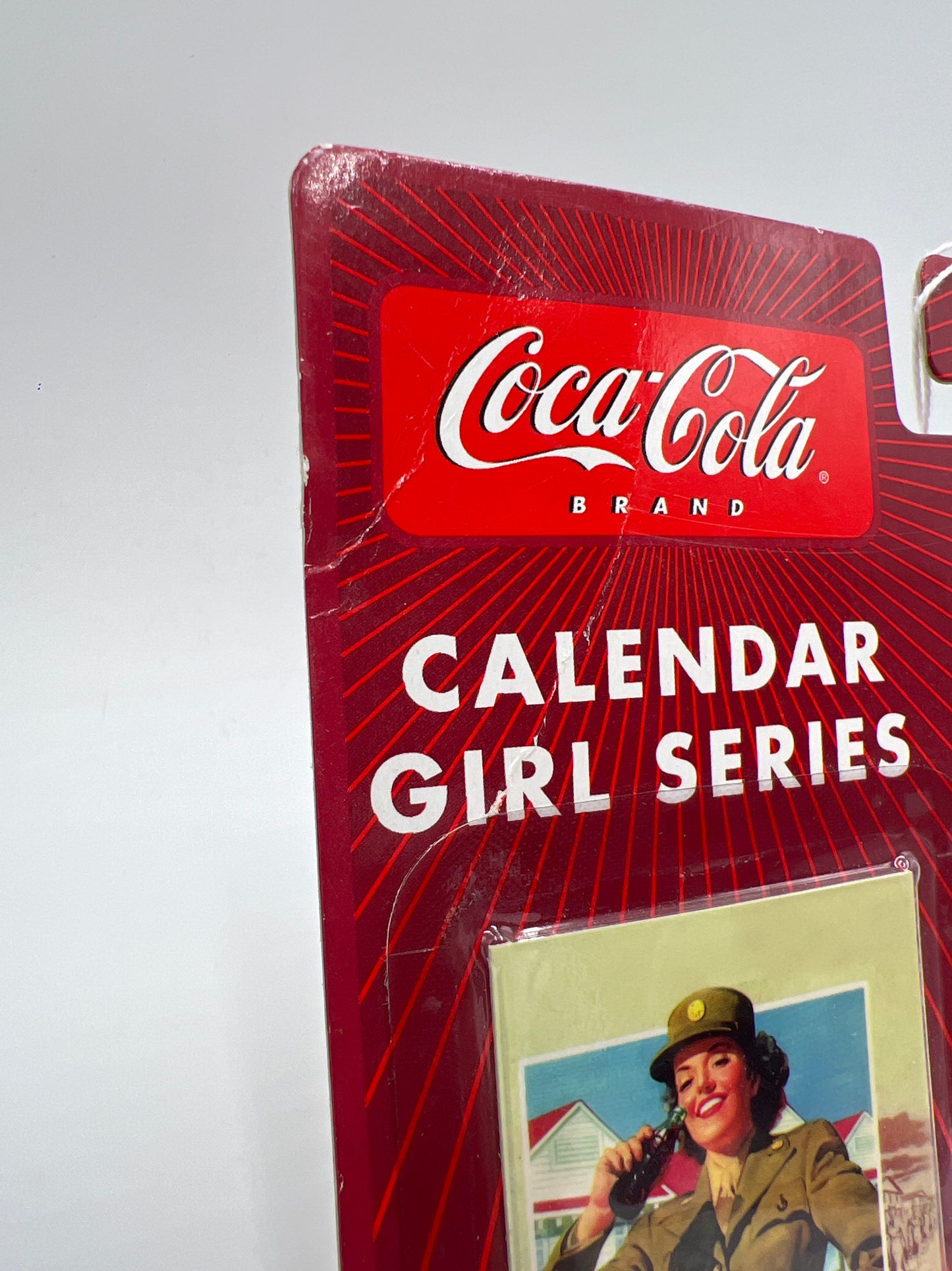 Johnny Lightning Coca Cola Calendar Girl Series #12 Military Willys Jeep