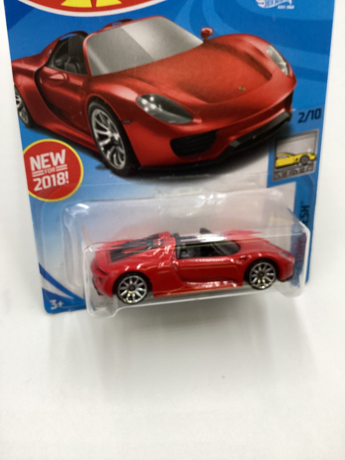 2018 Hot Wheels #292 Porsche 918 Spyder 100D