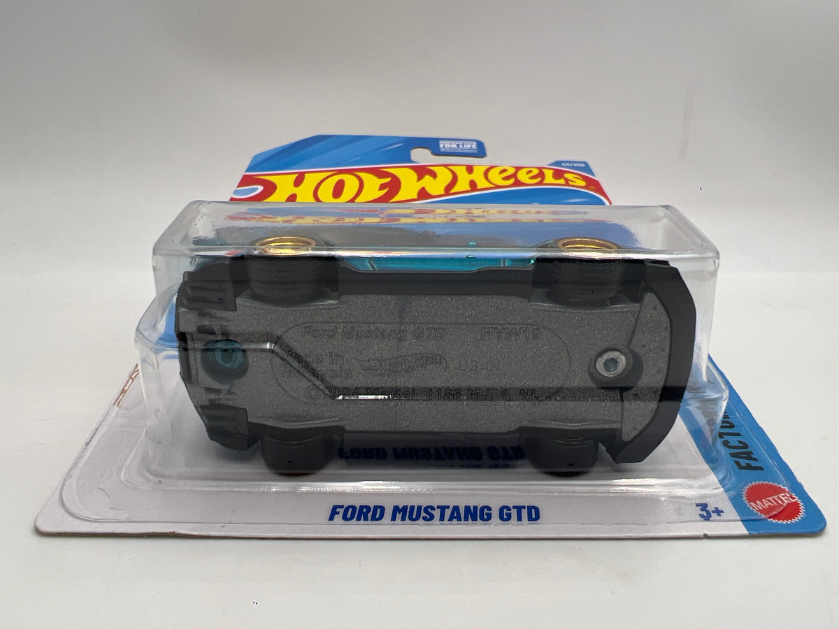 2026 Hot Wheels Super Treasure Hunt #43 Ford Mustang GTD Blue W/Protector