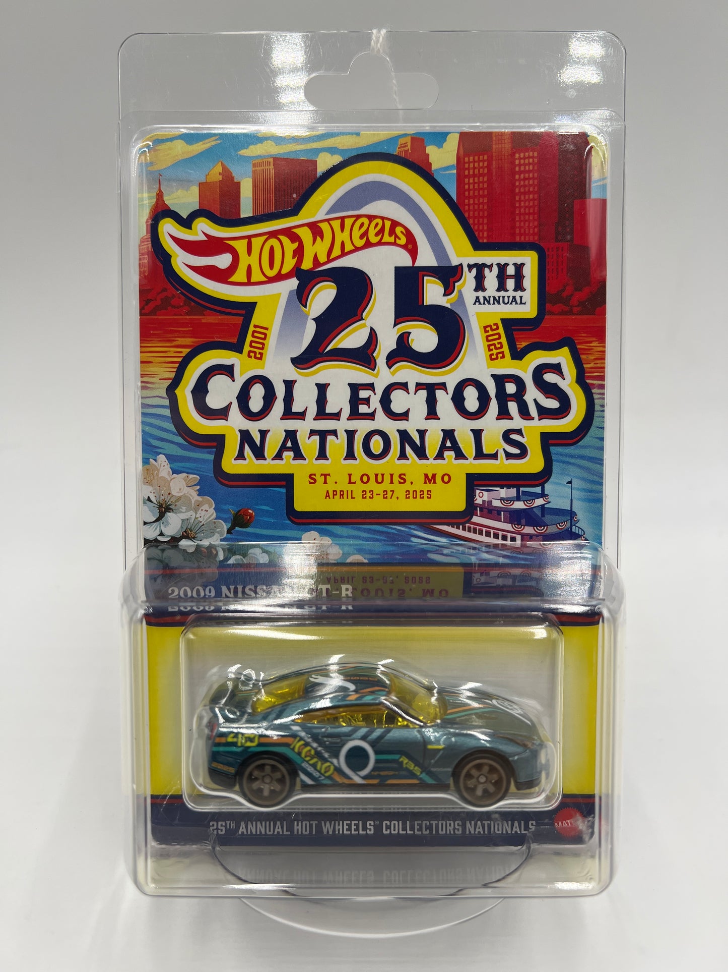 2025 Hot Wheels 25th Annual Collectors Nationals Dinner Car  1789/4200 2009 Nissan GT-R W/Protector