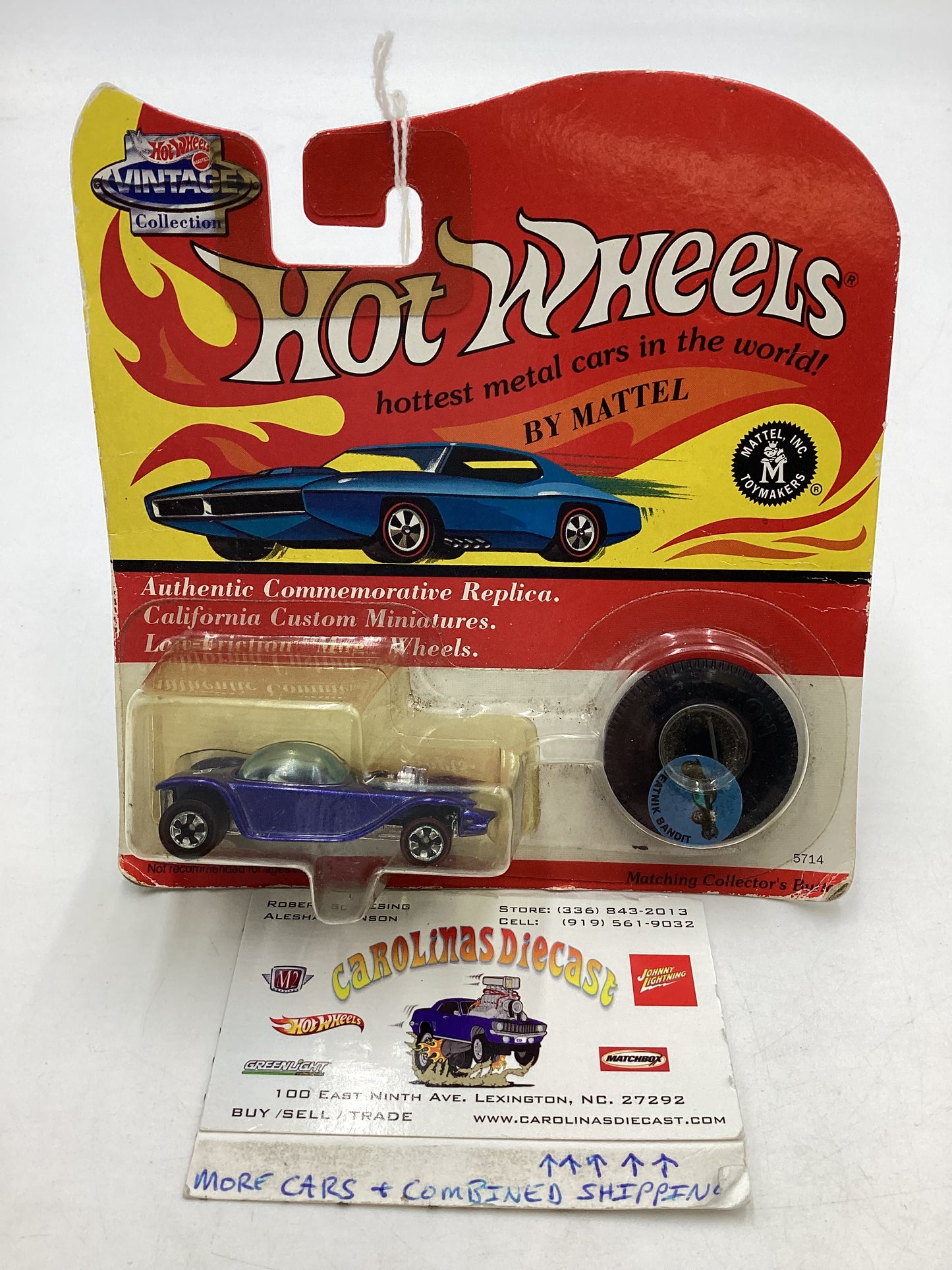 Hot wheels Vintage Redline Blue Beatnik Bandit SR