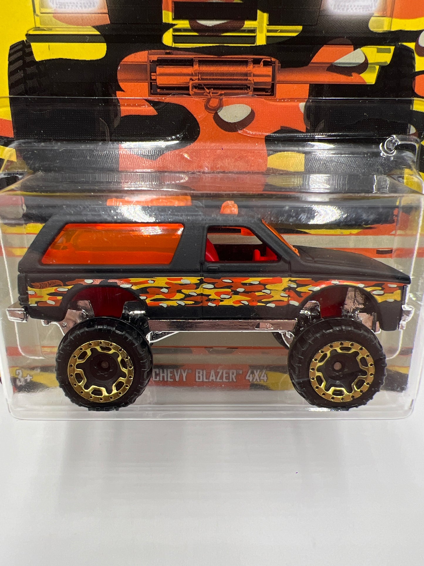 Hot Wheels Walmart Camouflage Series #6 Chevy Blazer 4x4 Black 160M