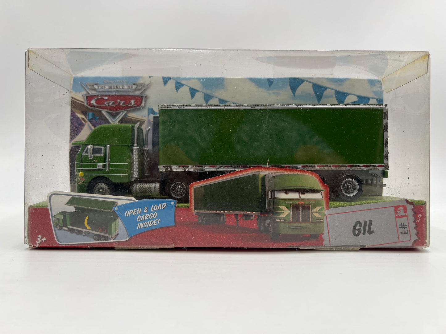 Disney Pixar The World Of Cars Hauler #7 Gil Green