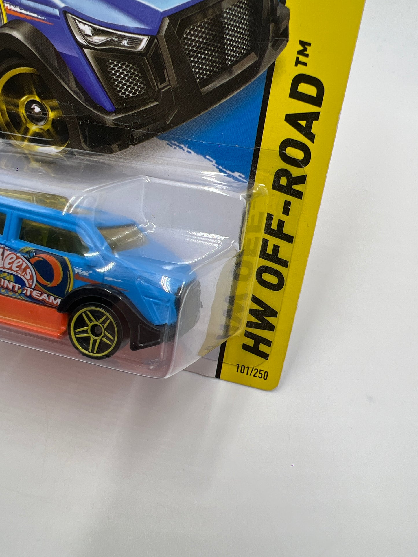 2014 Hot Wheels Treasure Hunt #101 Speedbox Blue 275D