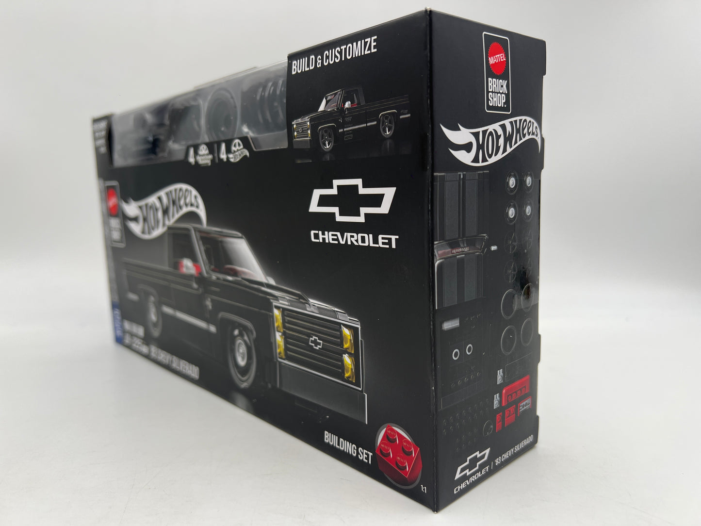 Hot Wheels Mattel Brick Shop 83 Chevy Silverado W/Box Unopened
