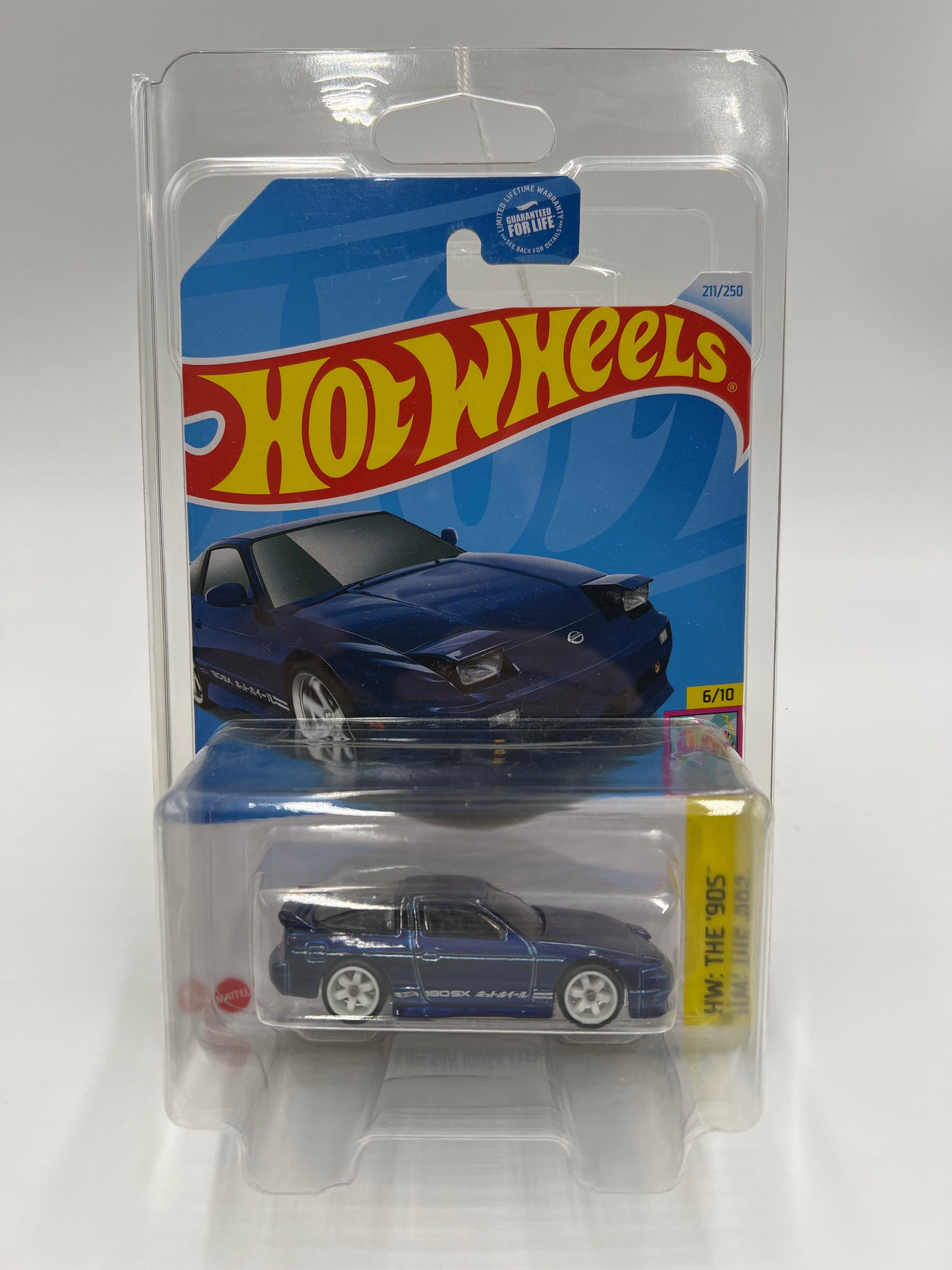 2024 Hot Wheels M Case Super Treasure Hunt #211 96 Nissan 180SX Type X Blue W/Protector