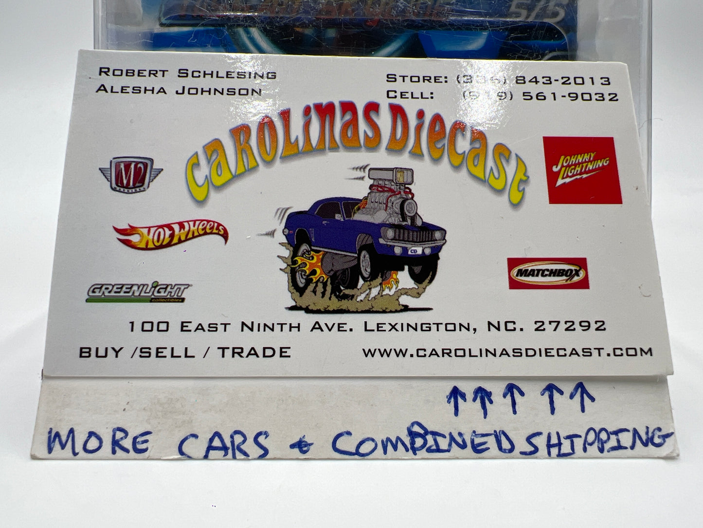 2006 Hot Wheels Dropstars #60 Nissan Skyline Dark Blue W/Protector