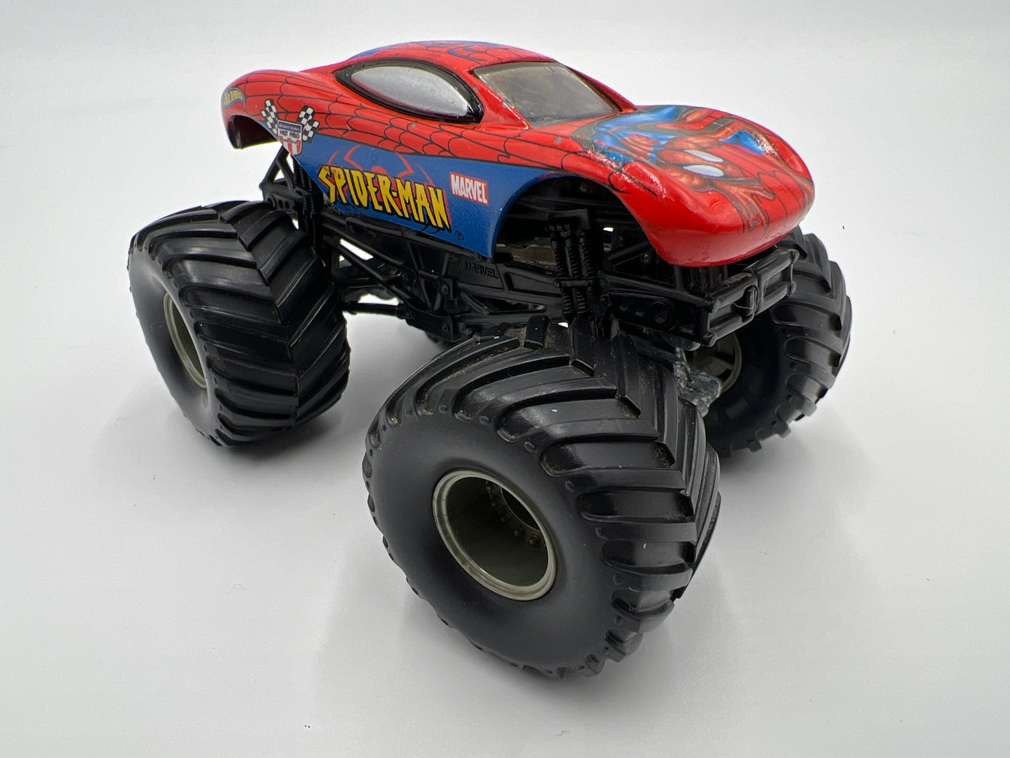 Hot Wheels 1:64 Monster Jam Small Wheel/Metal Base Spider-Man Loose