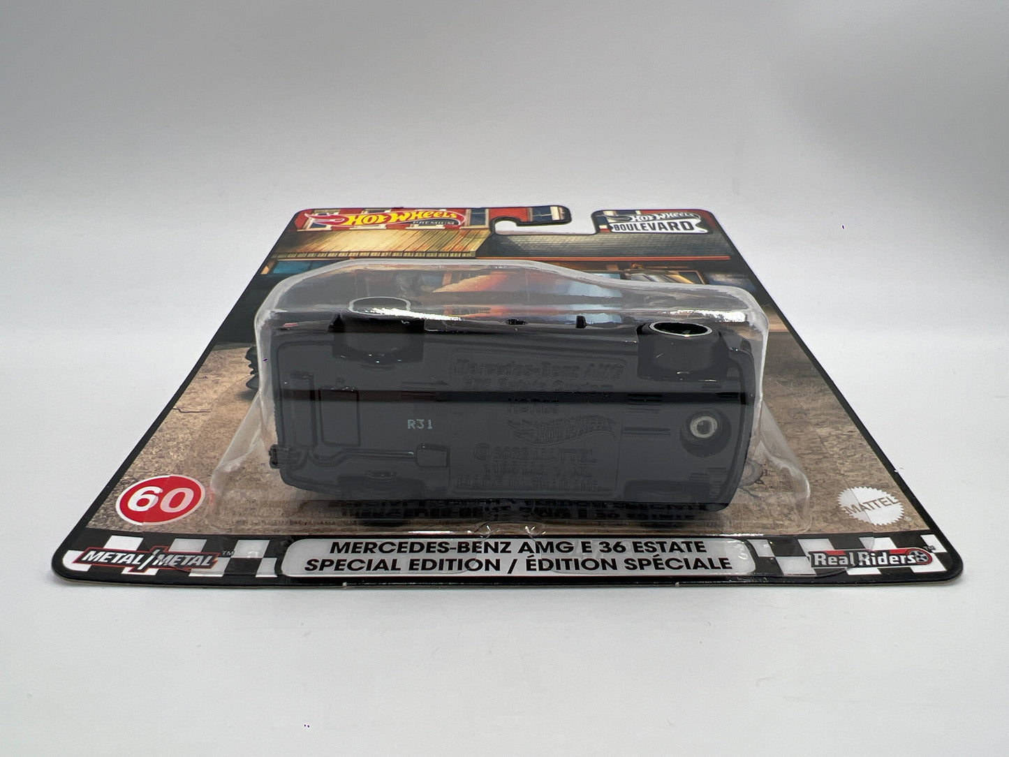 Hot Wheels Premium Boulevard #60 Mercedes-Benz AMG E 36 Estate Special Edition Black W/Protector