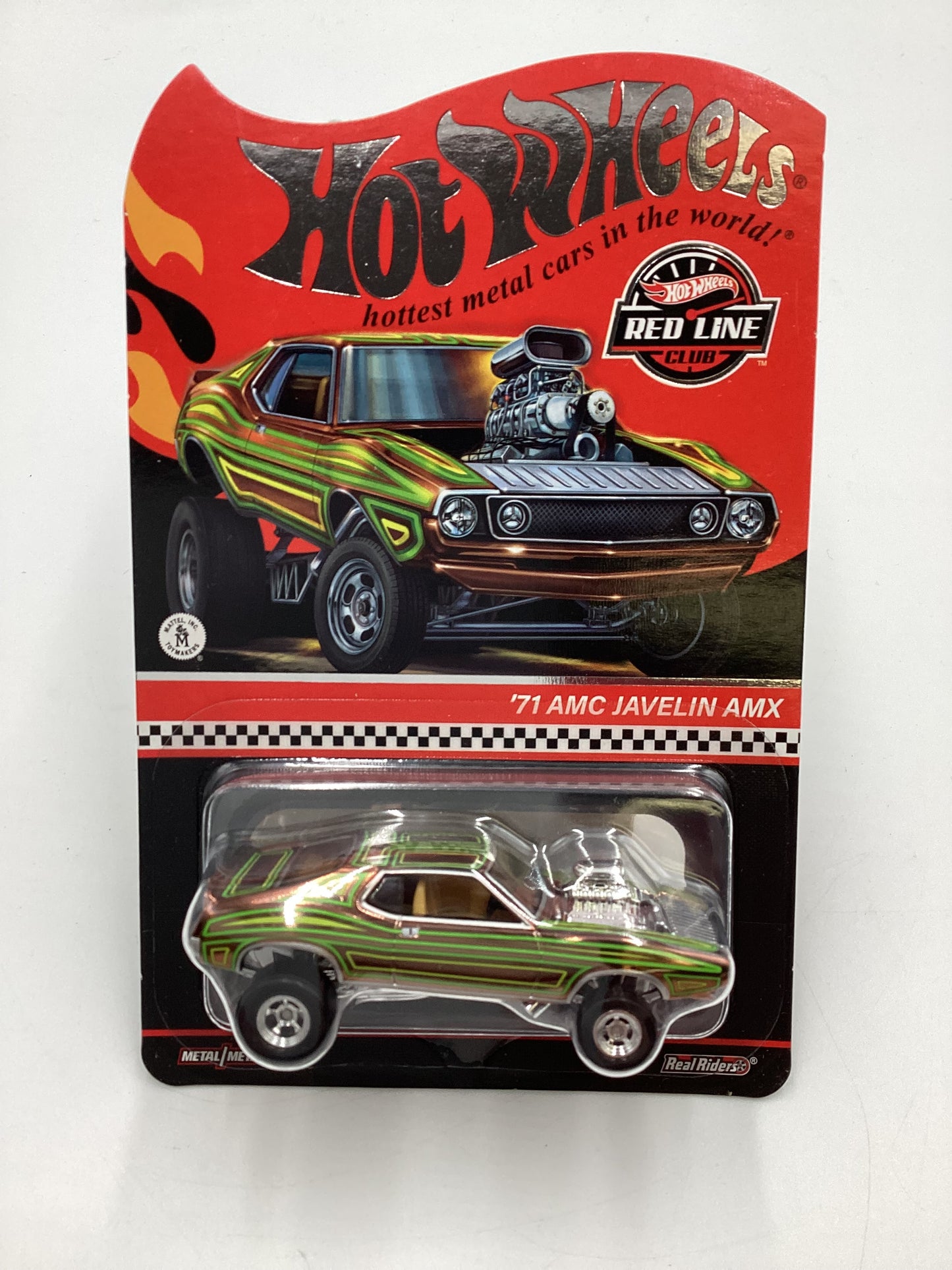 2024 Hot Wheels RLC #24942/30000 71 AMC Javelin AMX Copper/ Green