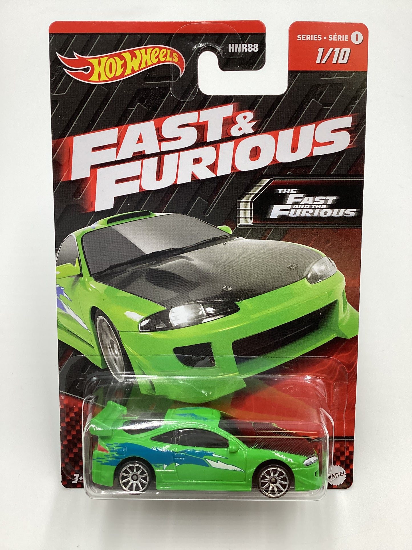 2024 Hot Wheels Fast & Furious Series 1 #1 95 Mitsubishi Eclipse with protector