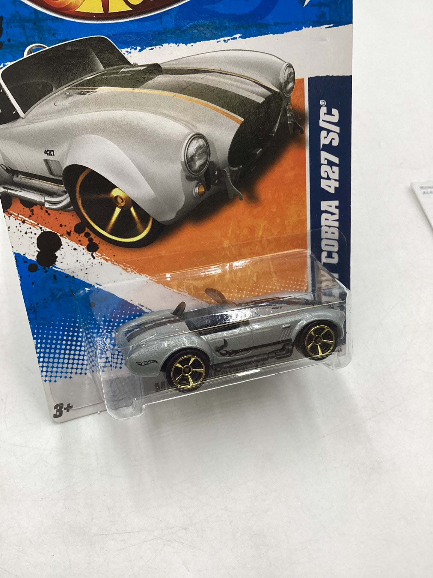 2011 Hot Wheels #107 67 Shelby Cobra 427 S/C Silver 33B