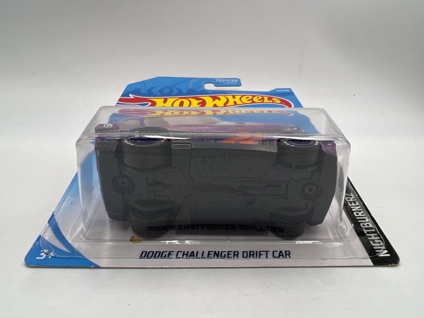 Hot Wheels Dodge Challenger Drift Car Purple Wheel Swap Custom On Card W/Protector SR