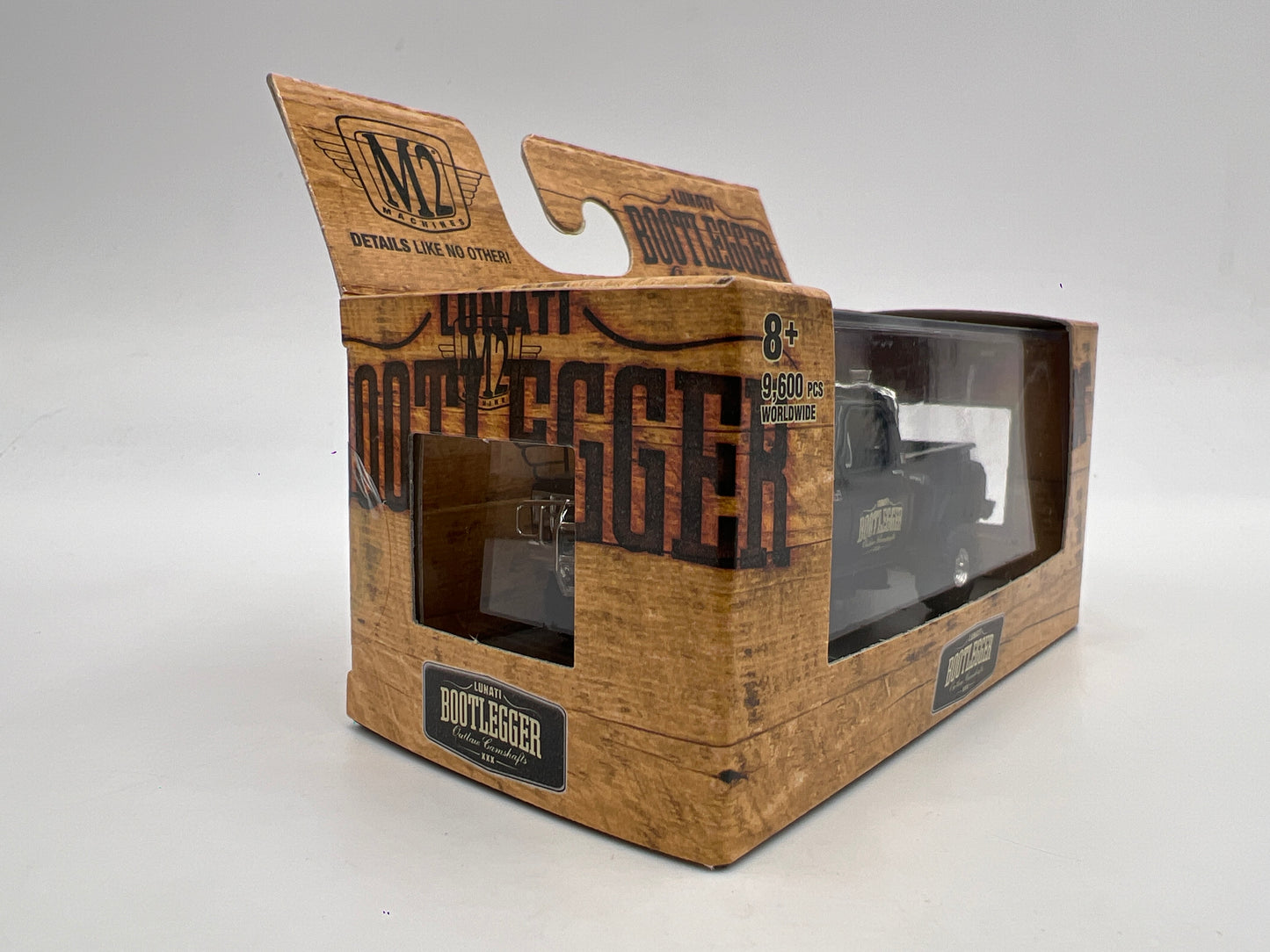 M2 Machines Lunati Bootlegger 1976 GMC High Sierra 15 4x4 Black S48