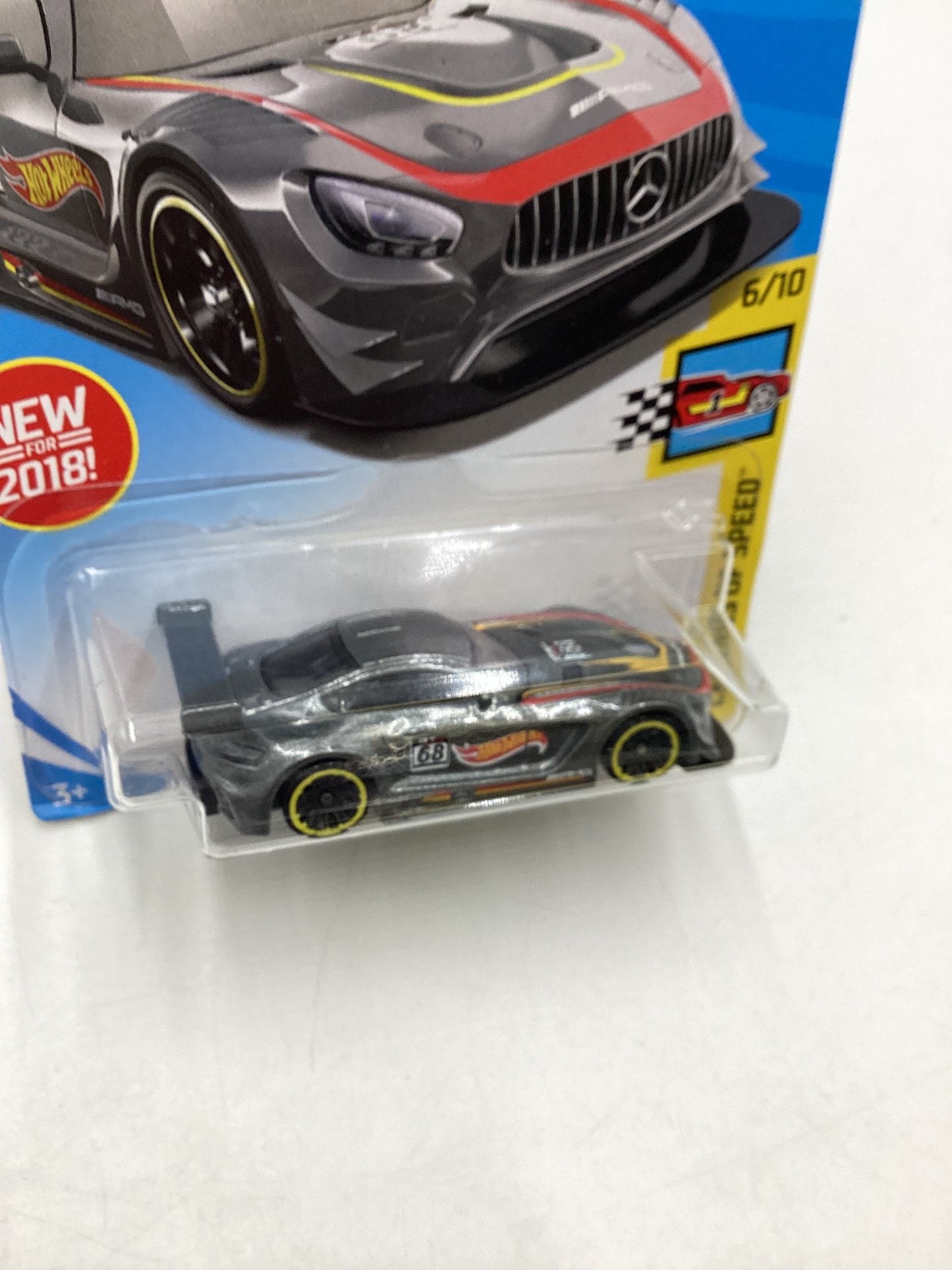 2018 Hot Wheels #072 16 Mercedes AMG GT3 91D