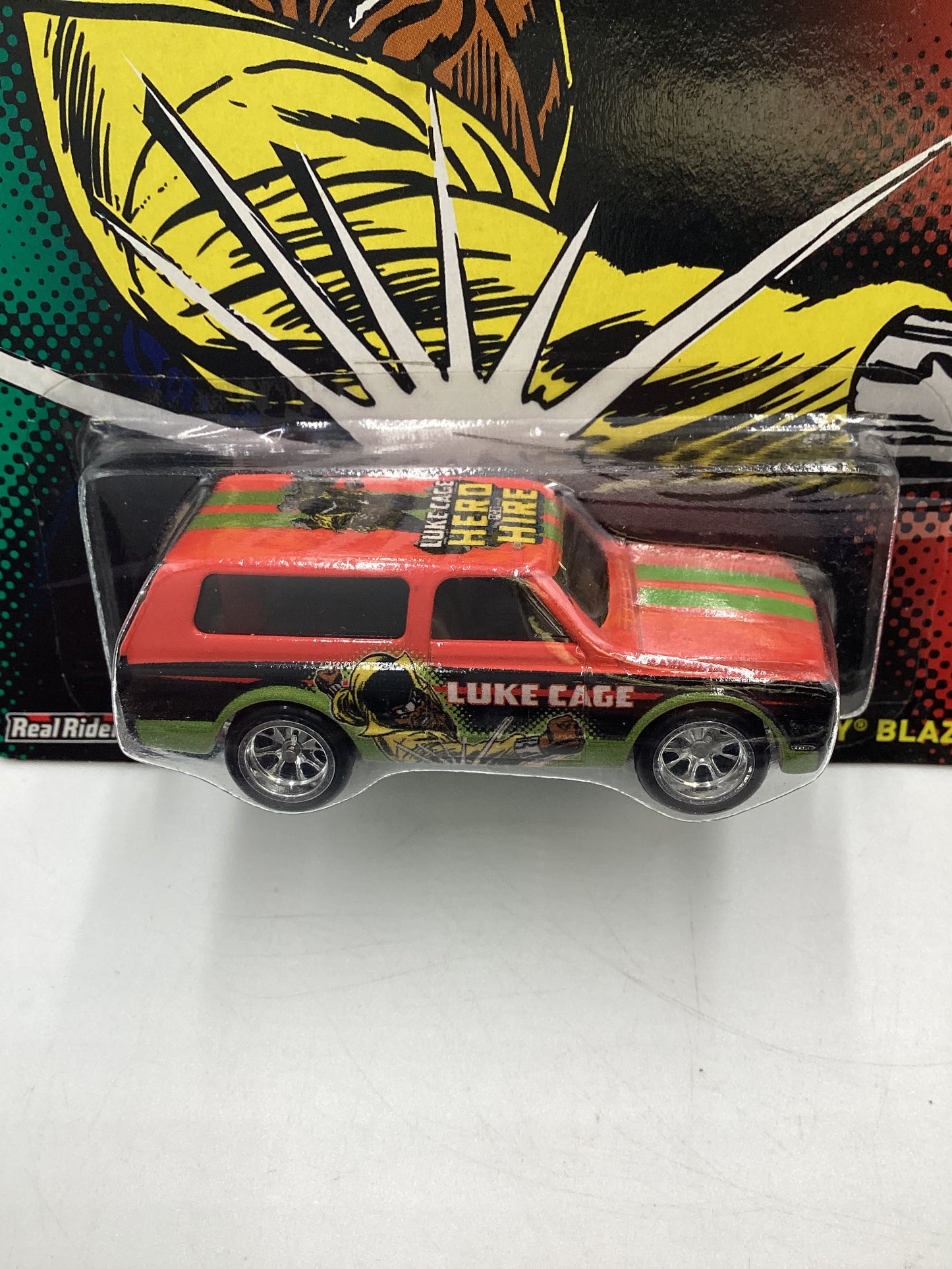 Hot wheels Pop Culture Marvel Luke Cage 70 Chevy Blazer 272A