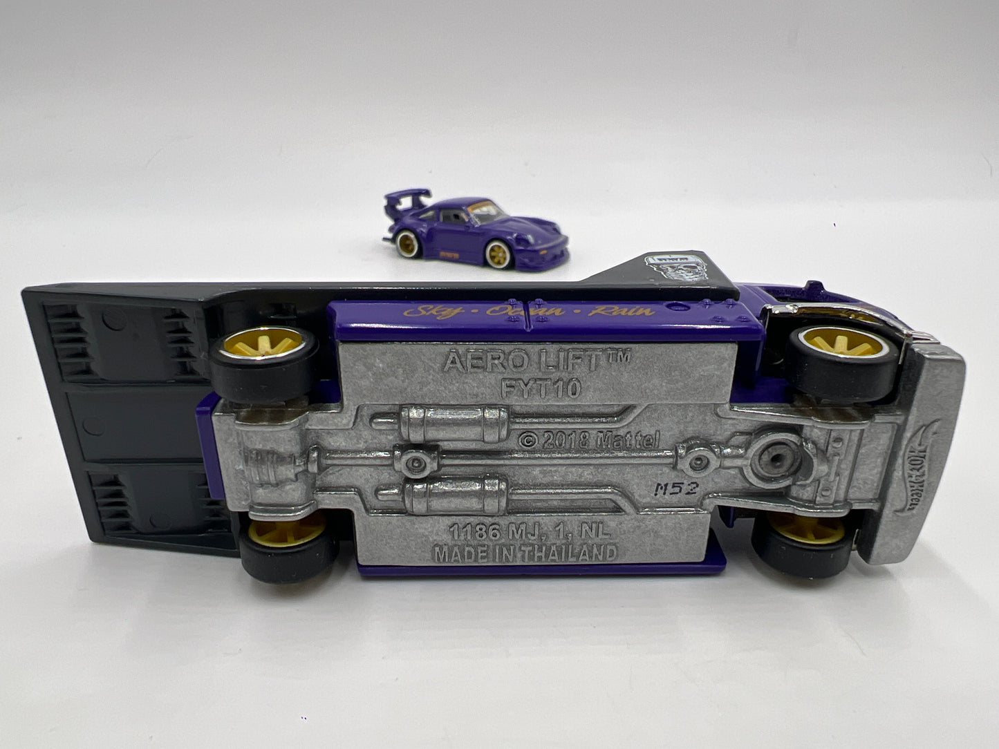 Hot Wheels 1/64 Premium Team Transport RWB Porsche 930 & Aero Lit Purple Loose