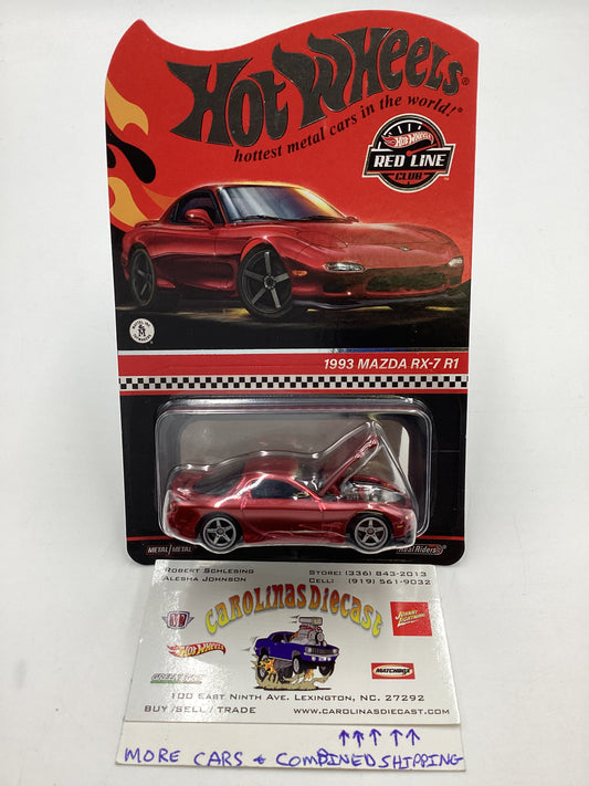 2024 Hot Wheels RLC 1993 Mazda RX-7 R1 Red with protector