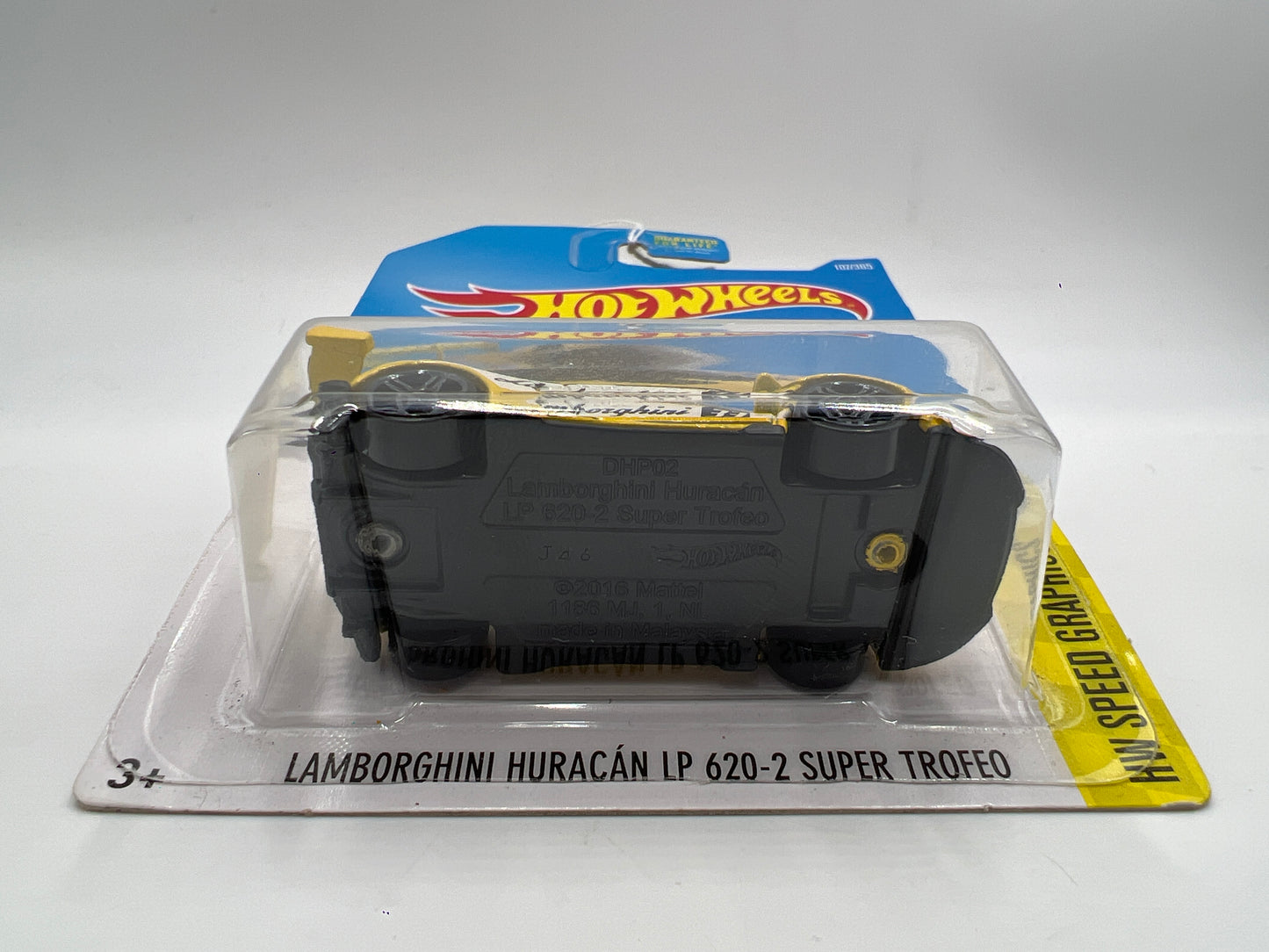 2017 Hot Wheels Speed Graphics #107 Lamborghini Huracan LP 620-2 Super Trofeo Yellow 102C