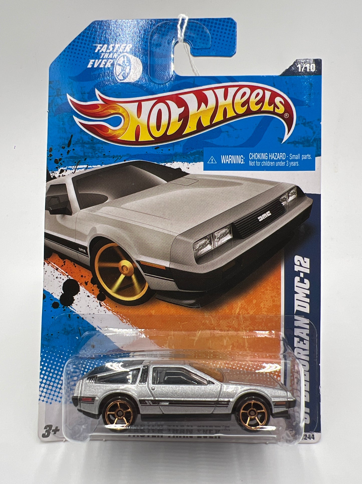 2011 Hot Wheels Faster Than Ever #141 81 Delorean DMC-12 Silver