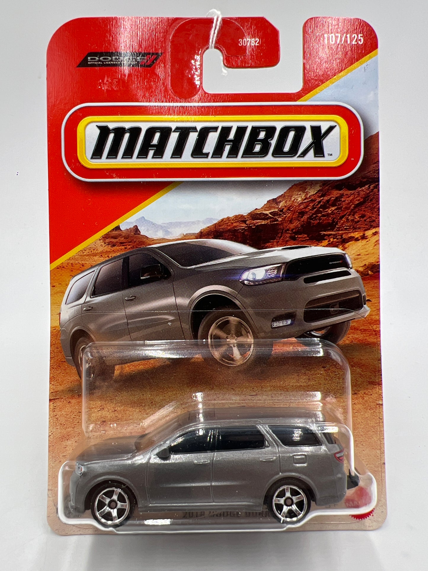 2025 Matchbox #107 2018 Dodge Durango Silver 211L