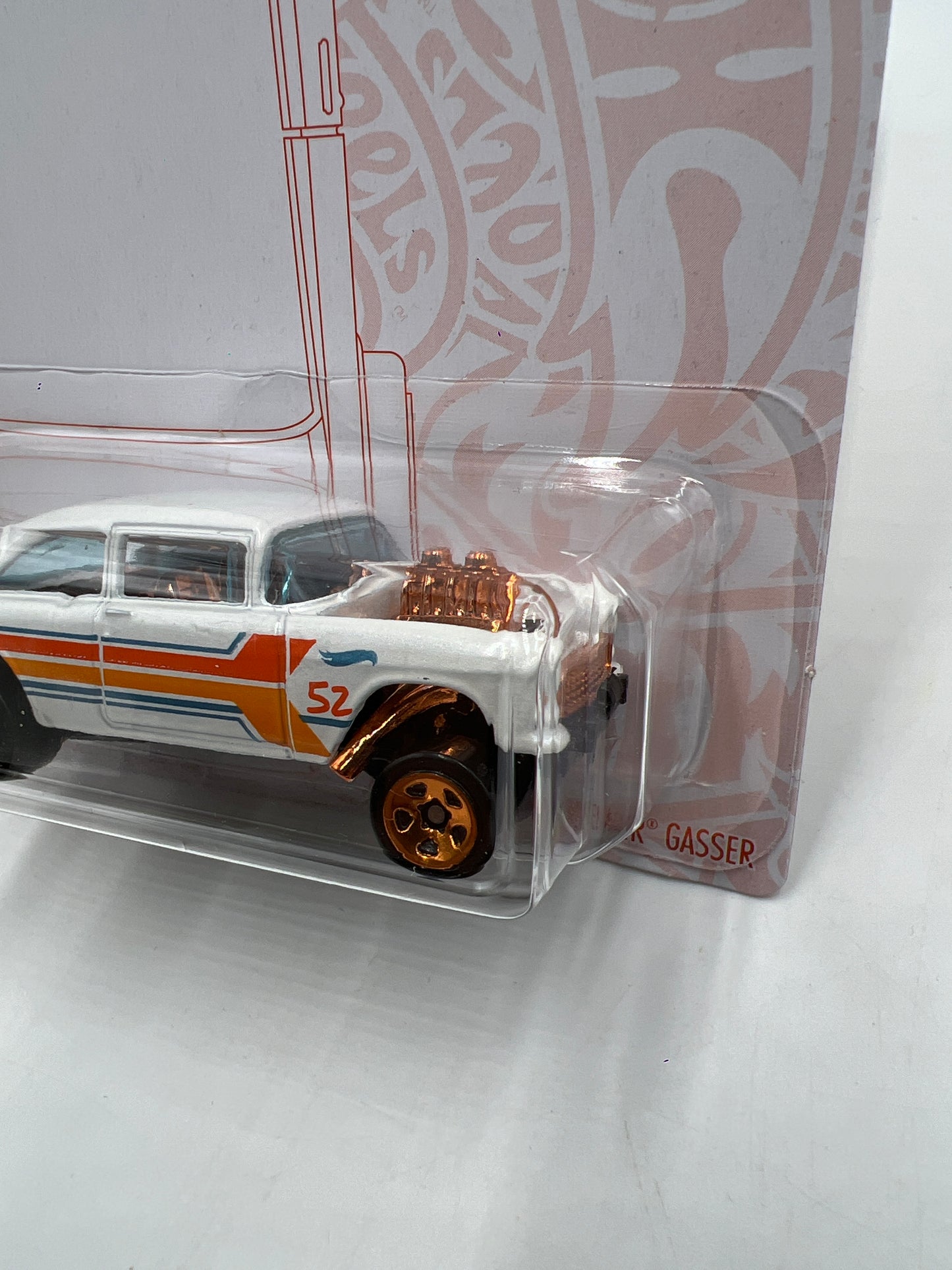 Hot Wheels 52nd Anniversary #4 55 Chevy Bel Air Gasser 152A