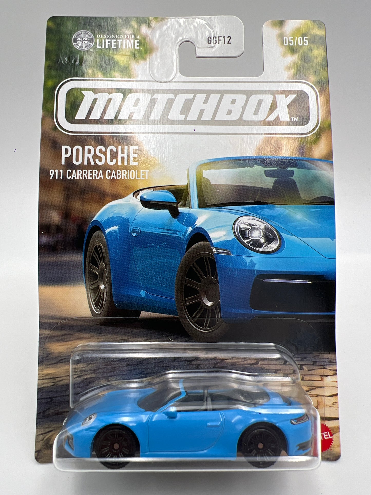 2026 Matchbox European Series #5 Porsche 911 Carrera Cabriolet Light Blue