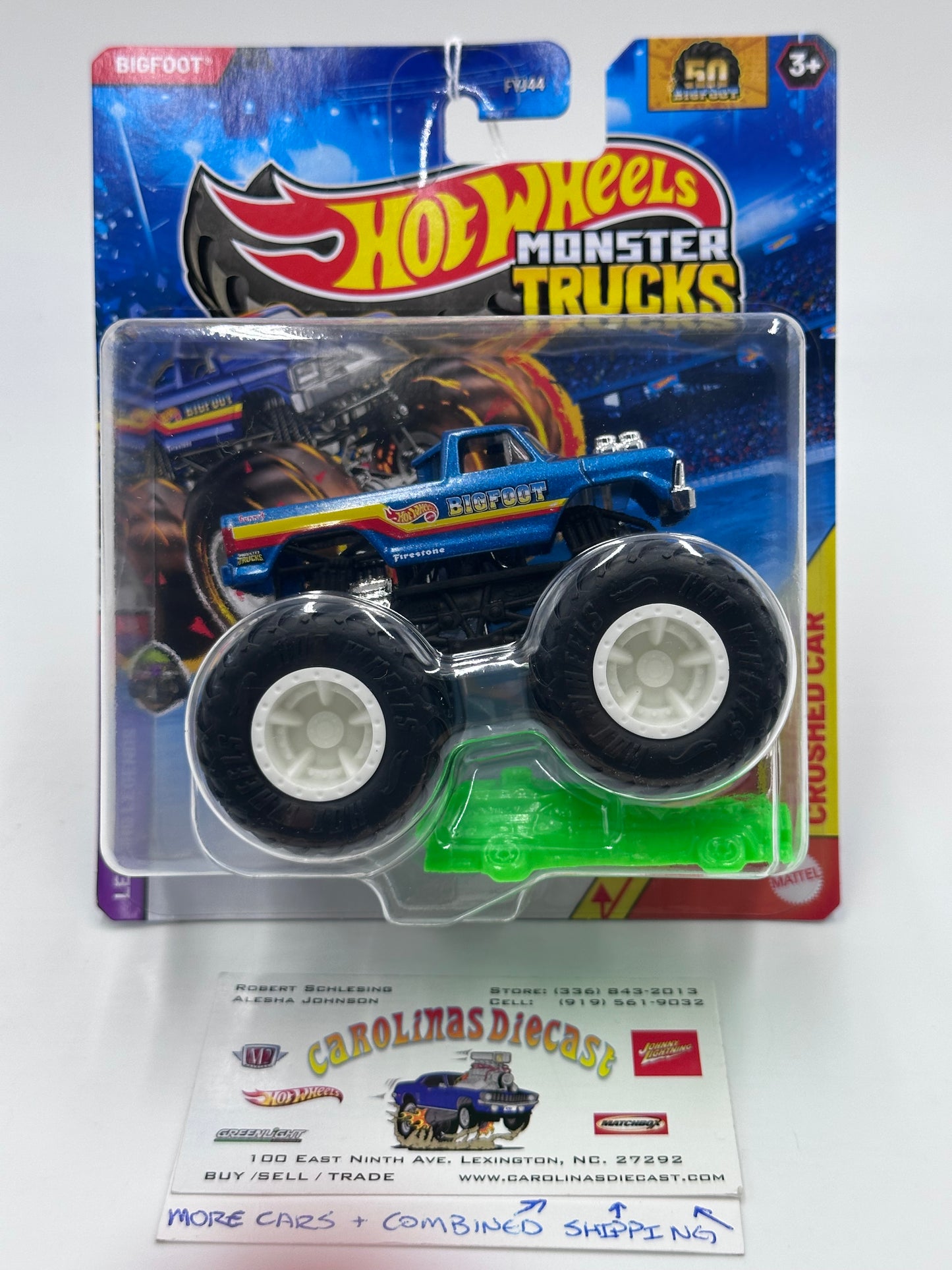 2025 Hot Wheels Monster Trucks Bigfoot 130E
