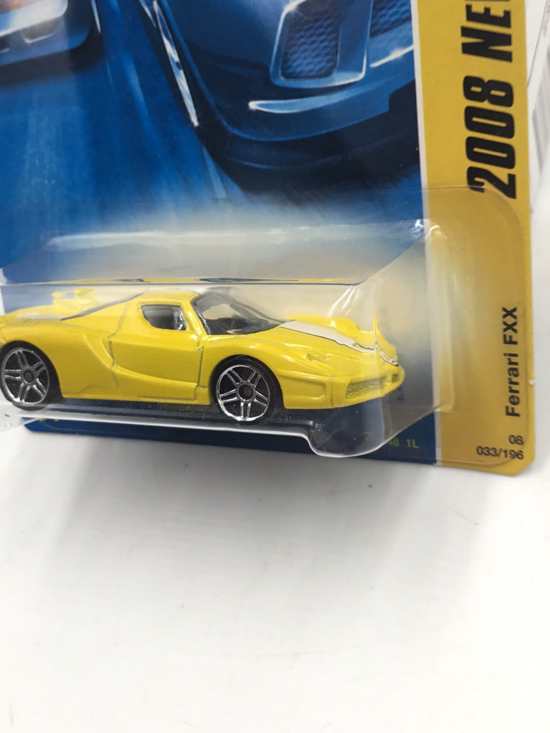 2008 Hot wheels #33 Ferrari FXX Yellow MM1