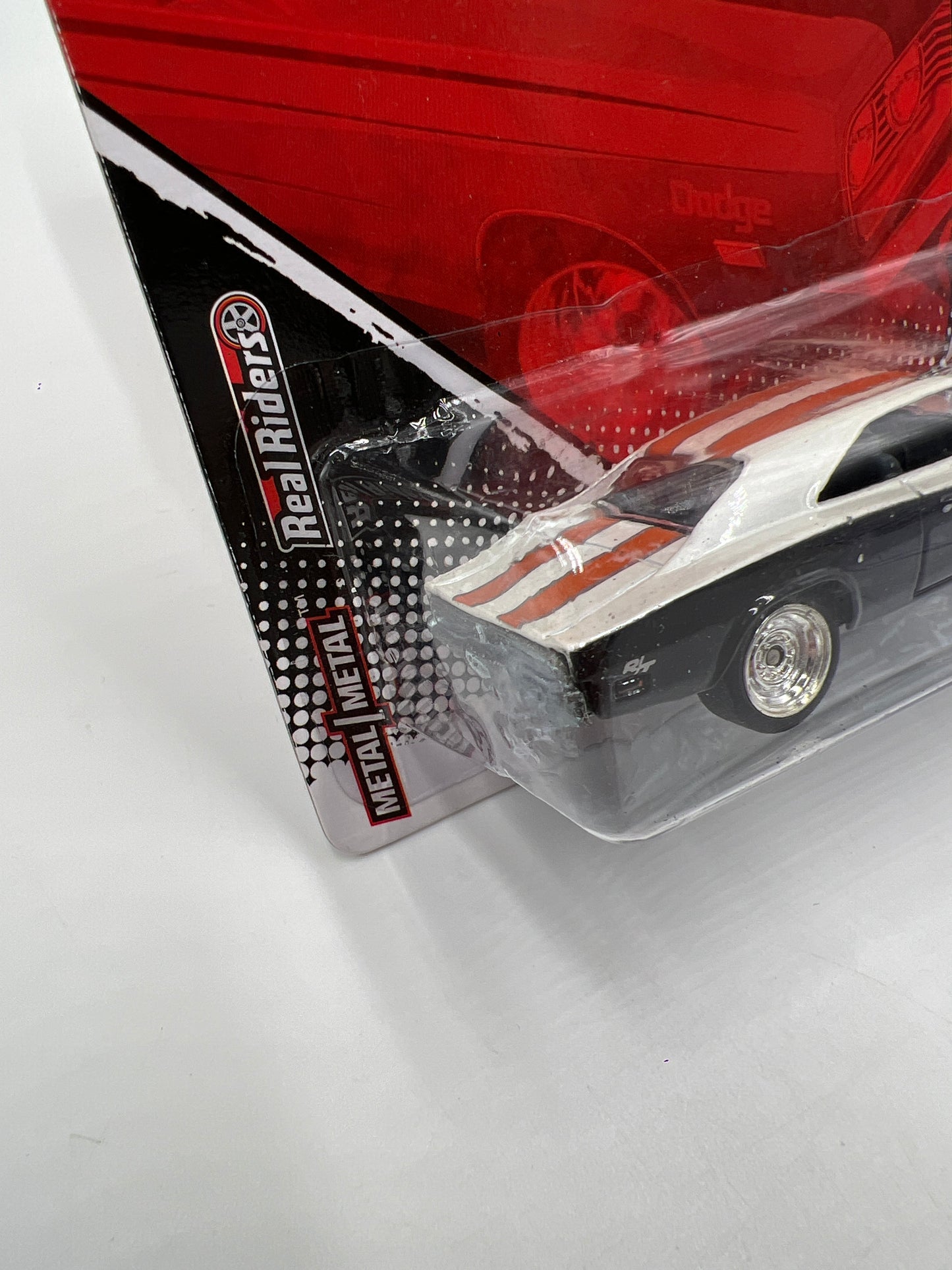 Hot Wheels Premium Garage Mopar Series #7 69 Dodge Charger Black/White Blister Not Perfect