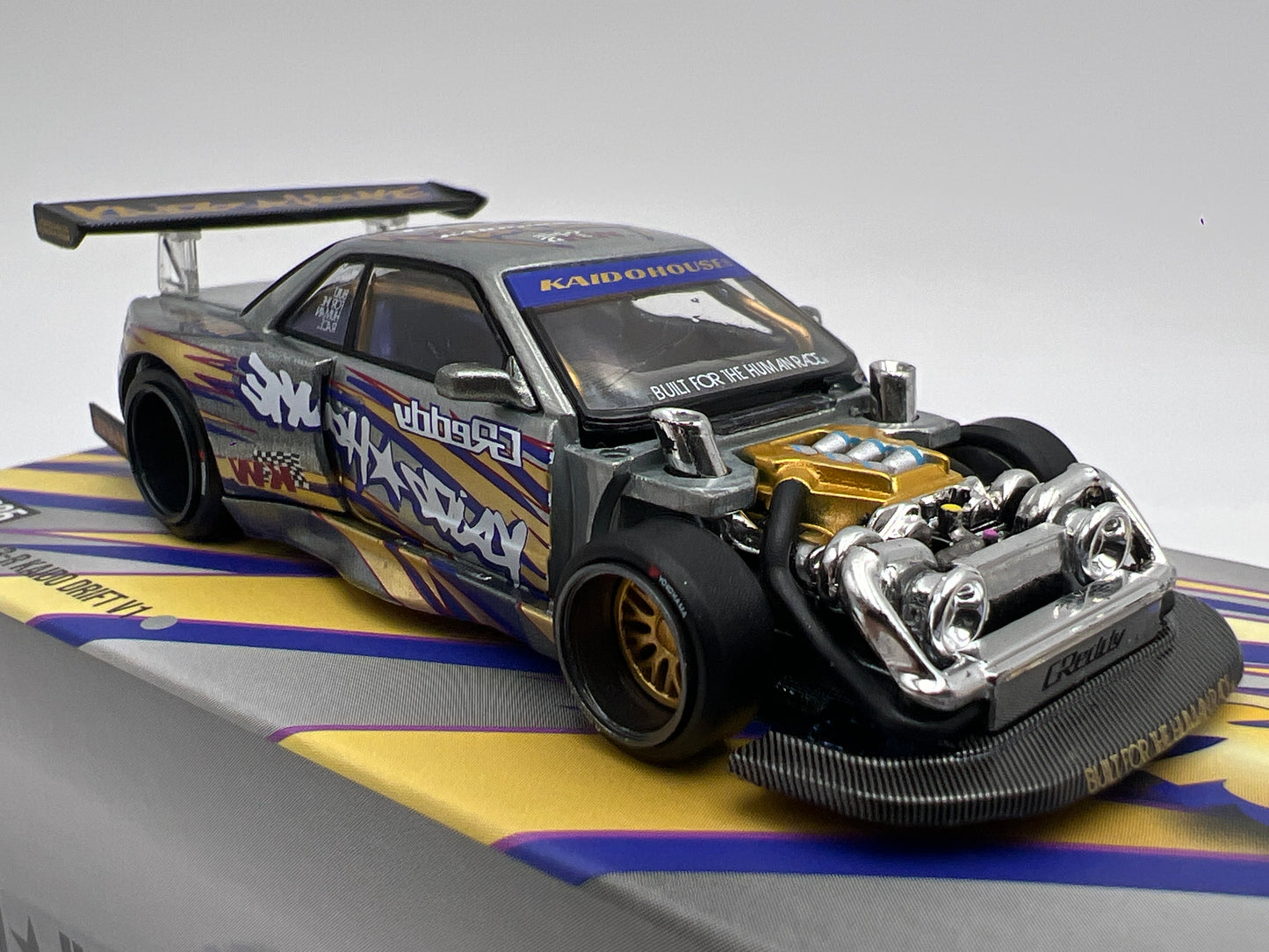 Mini GT Kaido House #235 CHASE Nissan Silvia S13-R Kaido Drift V1