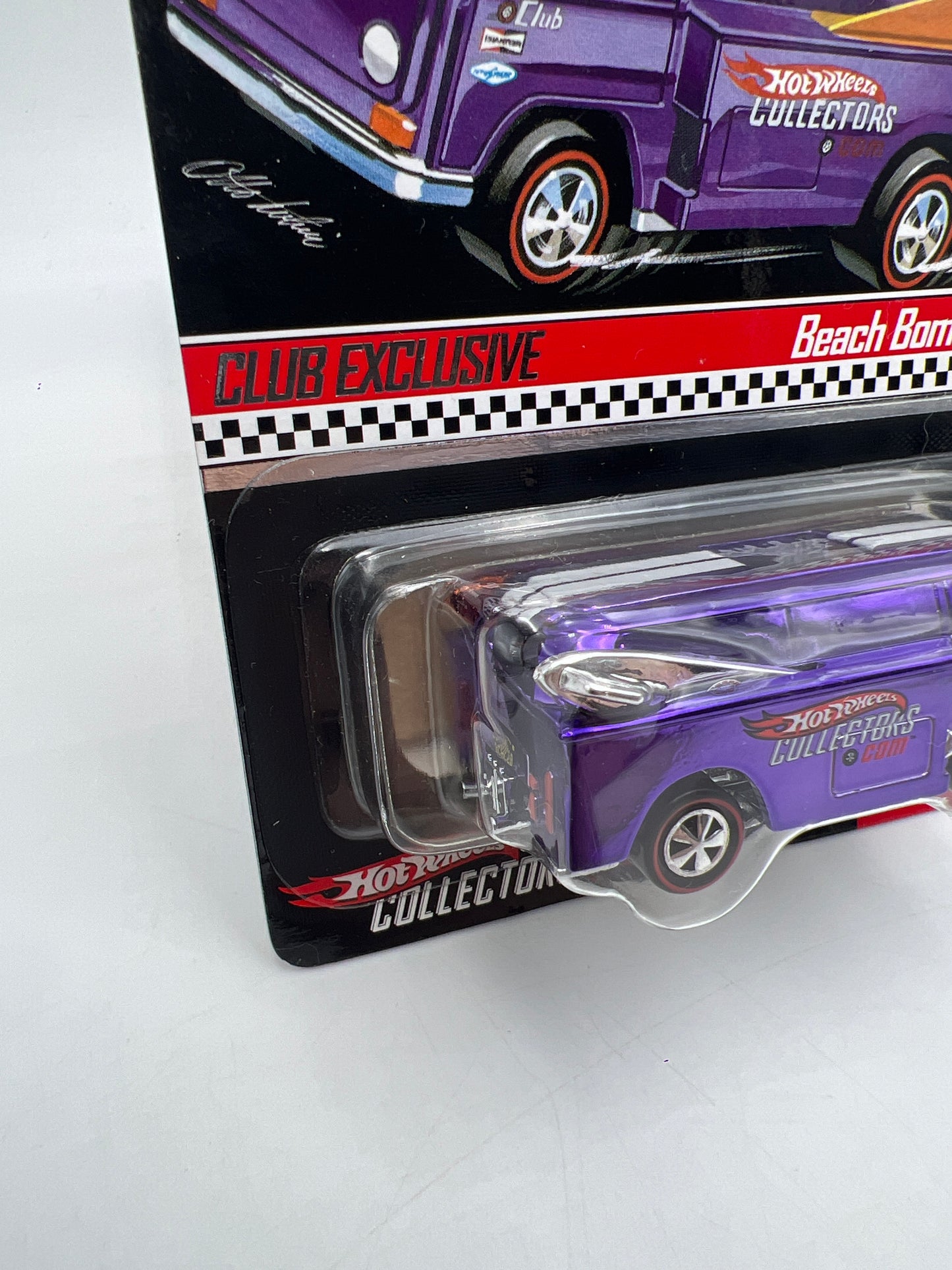 2006 Hot Wheels RLC Exclusive #2584/7000 Beach Bomb Too Purple W/Protector & Button