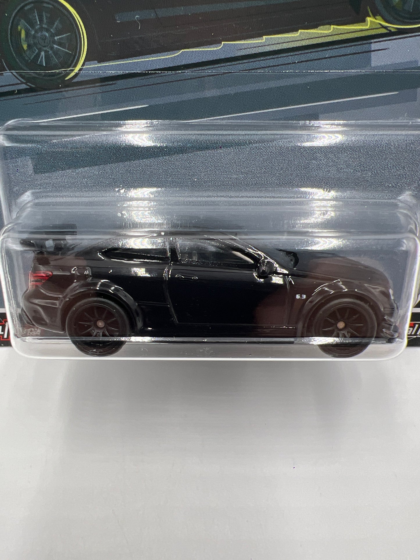 Hot Wheels Premium Car Culture Deutschland Design CHASE #0 12 Mercedes-Benz C63 AMG Coupe Black Series W/Protector