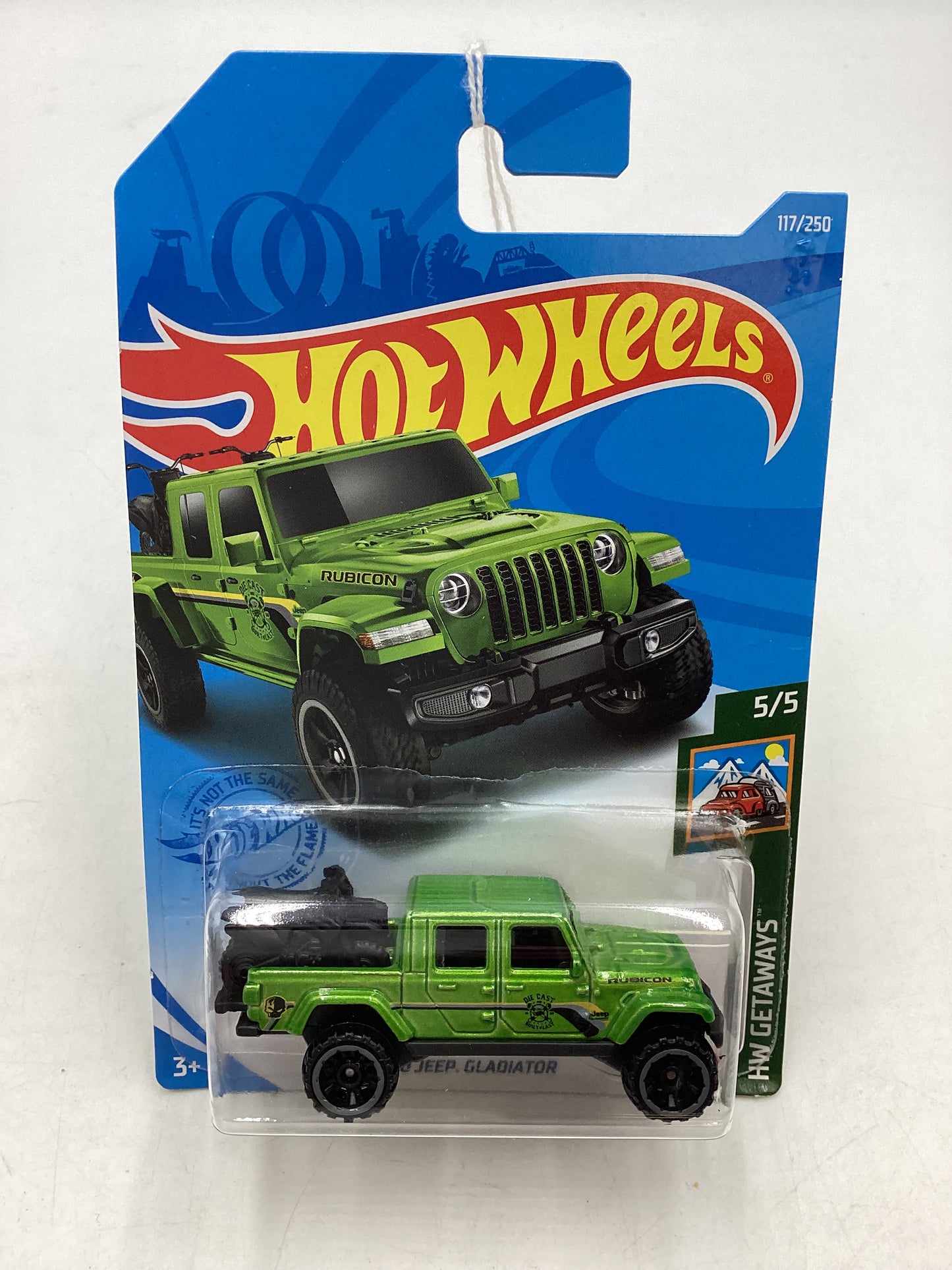 2021 Hot Wheels #117 20 Jeep Gladiator green 42D