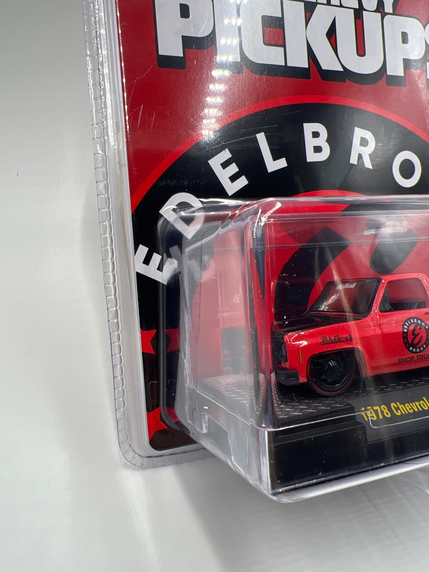 M2 Machines MiJo Exclusives 1978 Chevrolet Cheyenne Super 10 Red Edelbrock MJS94