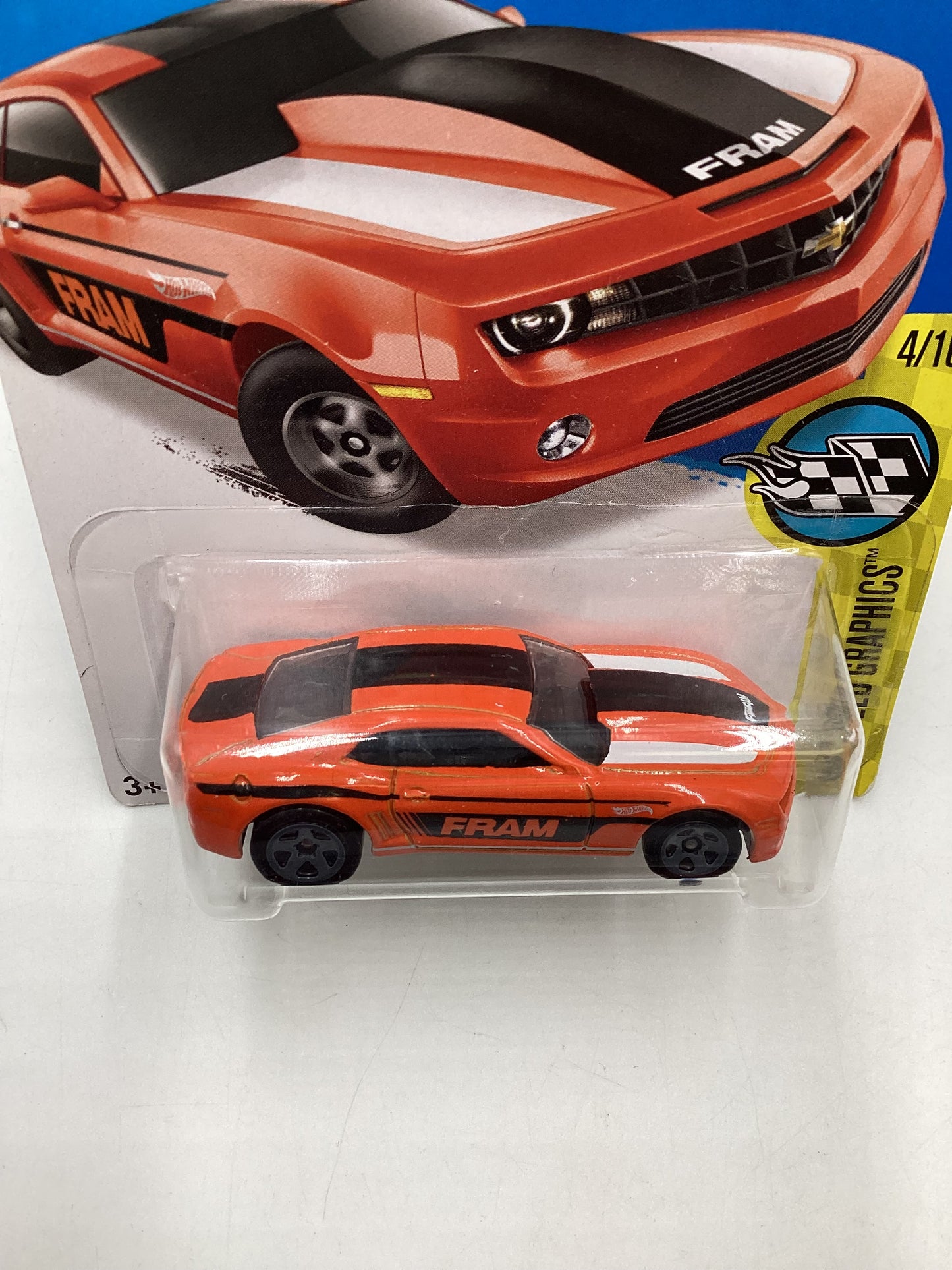 2016 Hot Wheels #179 Orange 13 Chevrolet Copo Camaro 7i