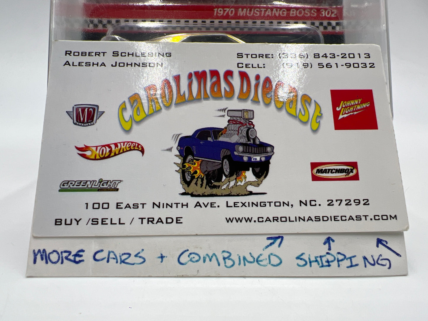 2024 Hot Wheels RLC 1970 Ford Mustang Boss 302 Gold W/Protector