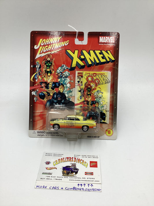 Johnny Lightning Marvel The Uncanny X-Men #8 55 Chrysler C-300 Yellow 230A