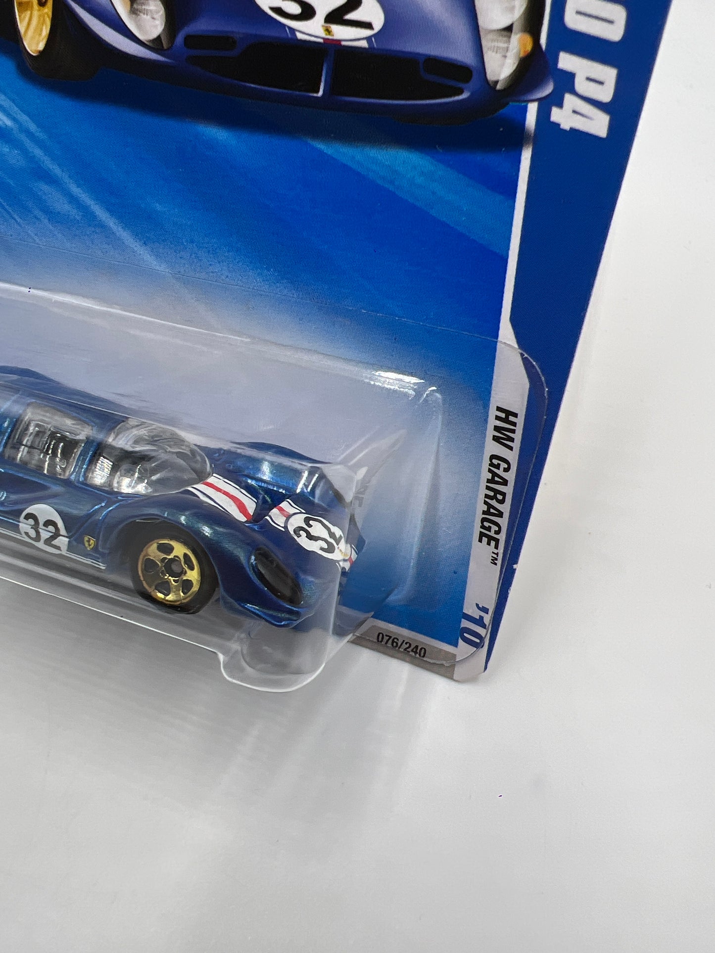 2010 Hot Wheels Garage #76 Ferrari 330 P4 gold 5 spoke Blue SR