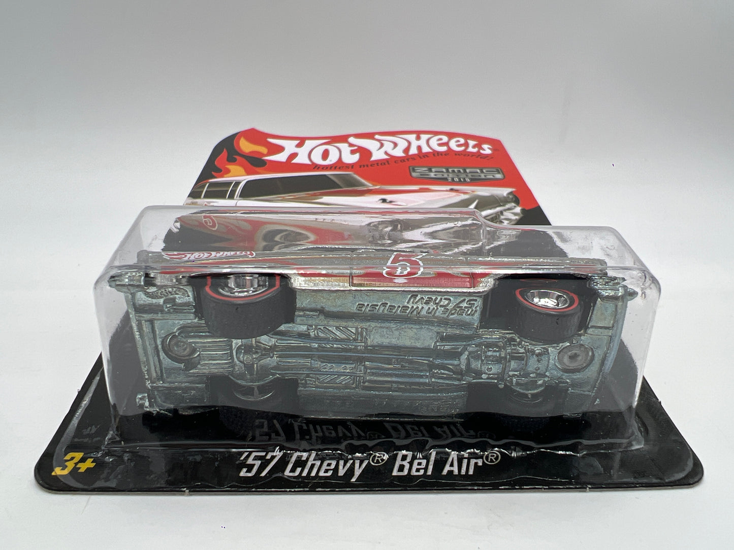 2015 Hot Wheels RLC Mail In Zamac Edition #5 57 Chevy Bel Air W/Protector